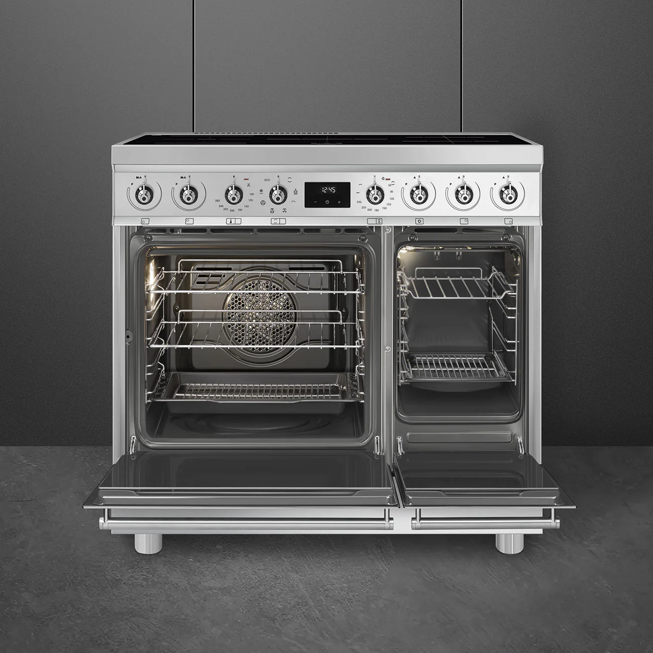 Smeg Classica Aesthetic C92IMX2 90cm Induction Range Cooker Stainless Steel - Image 2
