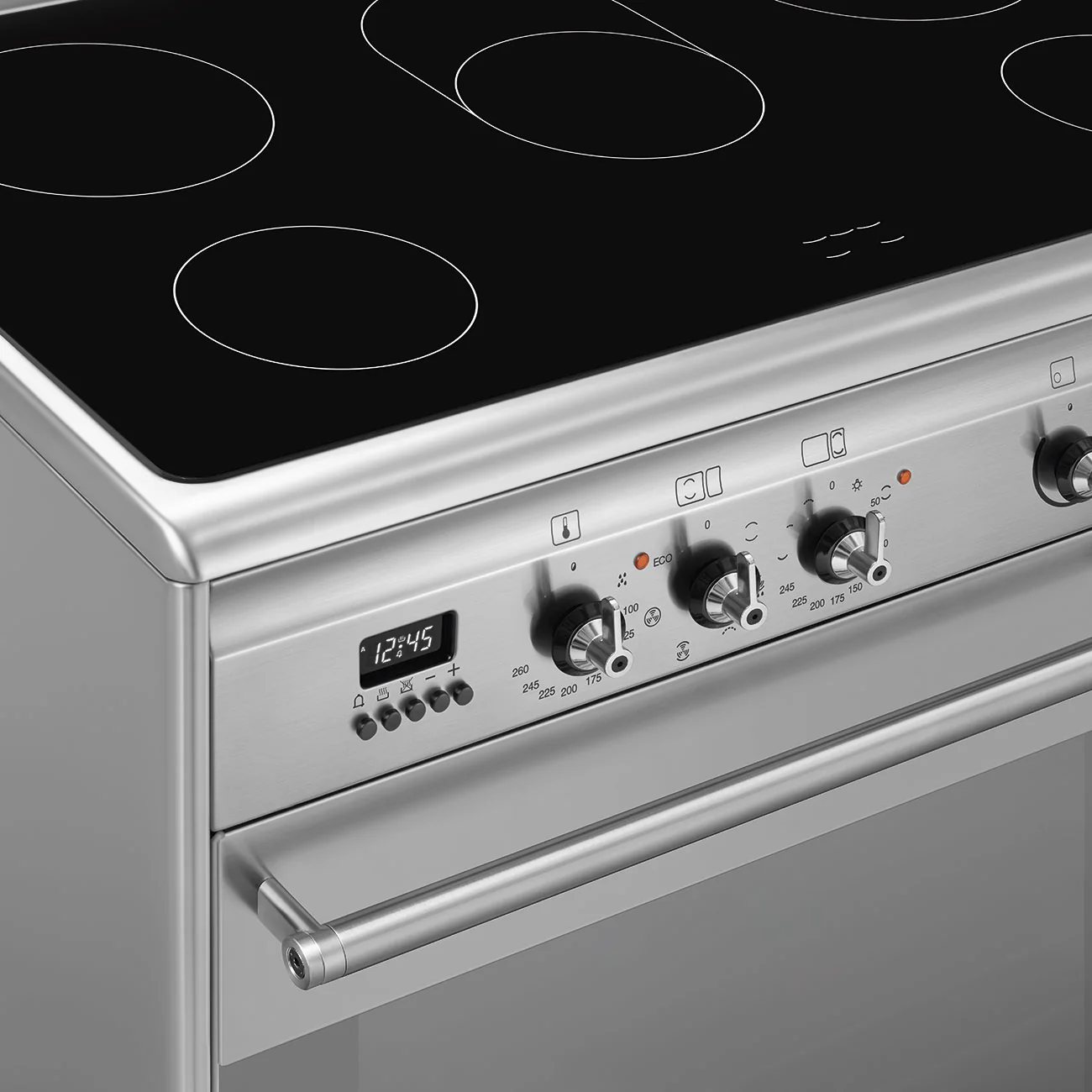 Smeg Concert Classic 90cm Ceramic Range Cooker SUK92CMX9 Stainless Steel - Image 6