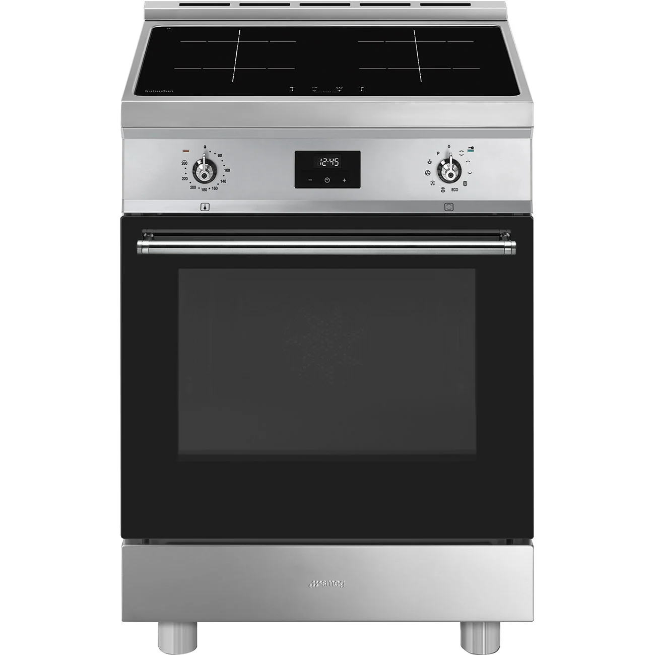 Smeg Concert Classic C6IPXT2 Single Cavity Induction Range-Style Cooker Stainless Steel