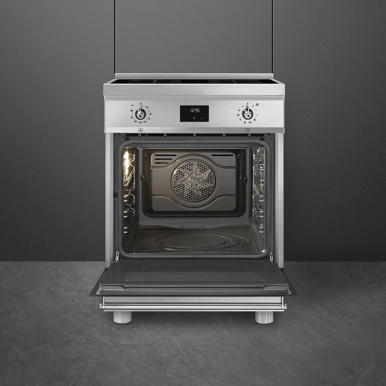 Smeg Concert Classic C6IPXT2 Single Cavity Induction Range-Style Cooker Stainless Steel - Image 5