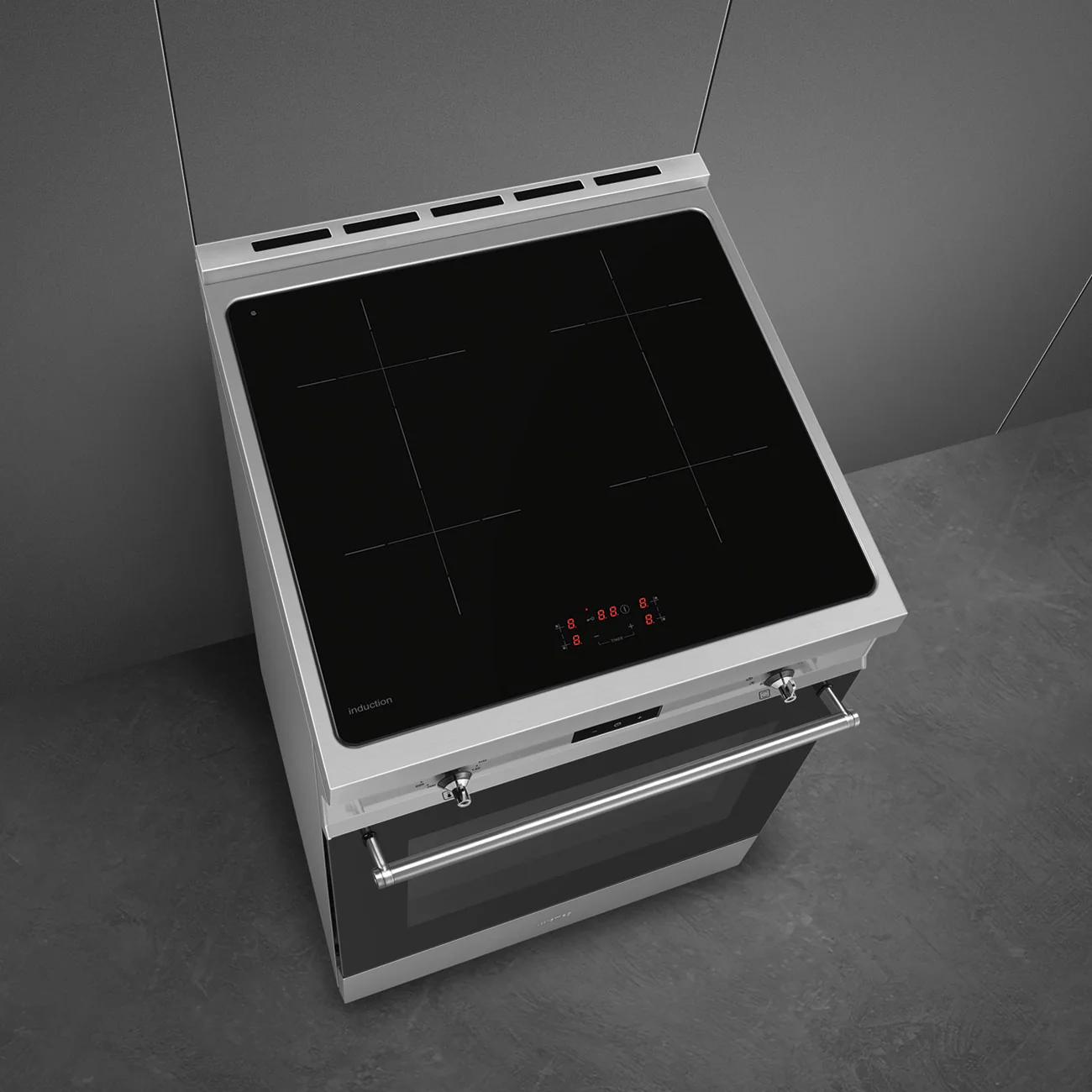Smeg Concert Classic C6IPXT2 Single Cavity Induction Range-Style Cooker Stainless Steel - Image 6