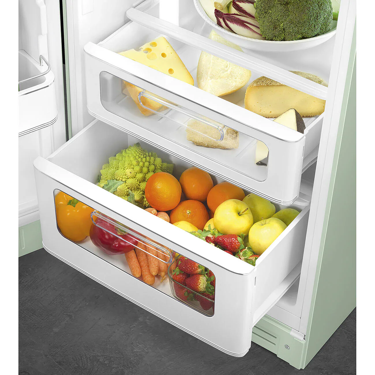 Smeg FAB30LPG6UK 50's Style Left Hand Hinge Retro Fridge Freezer - Image 5