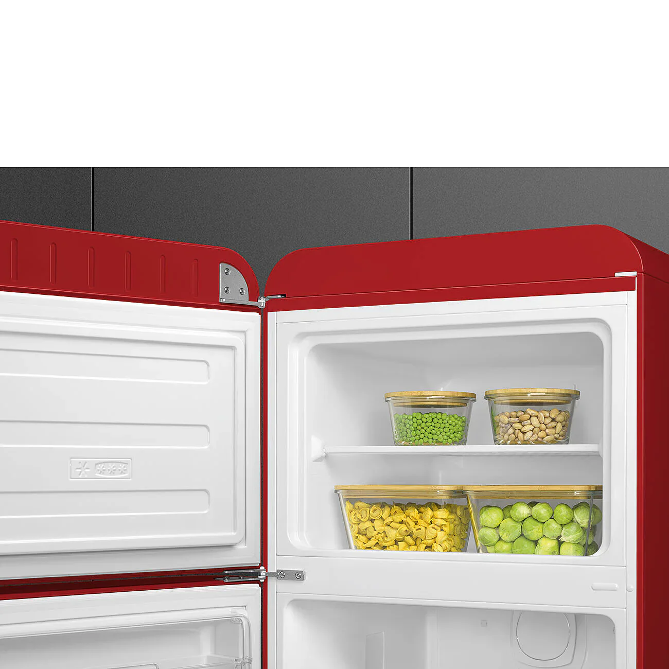 Smeg FAB30LRD6UK 50's Style Left Hand Hinge Retro Fridge Freezer - Image 2