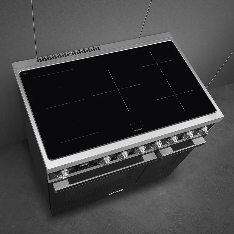 Smeg Portofino CPF92IMBL Black 90cm Induction Range Cooker - Image 6