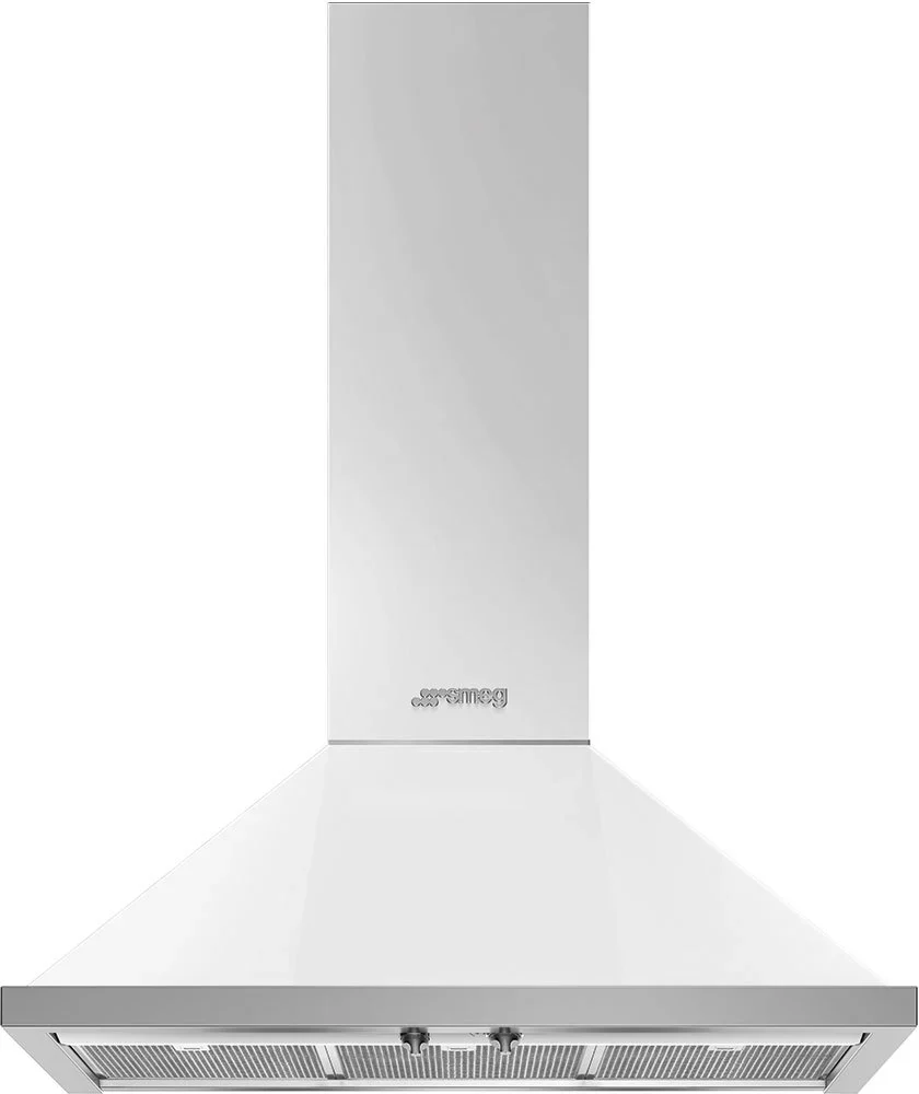 Smeg Portofino KPF9WH White 90cm Cooker Hood
