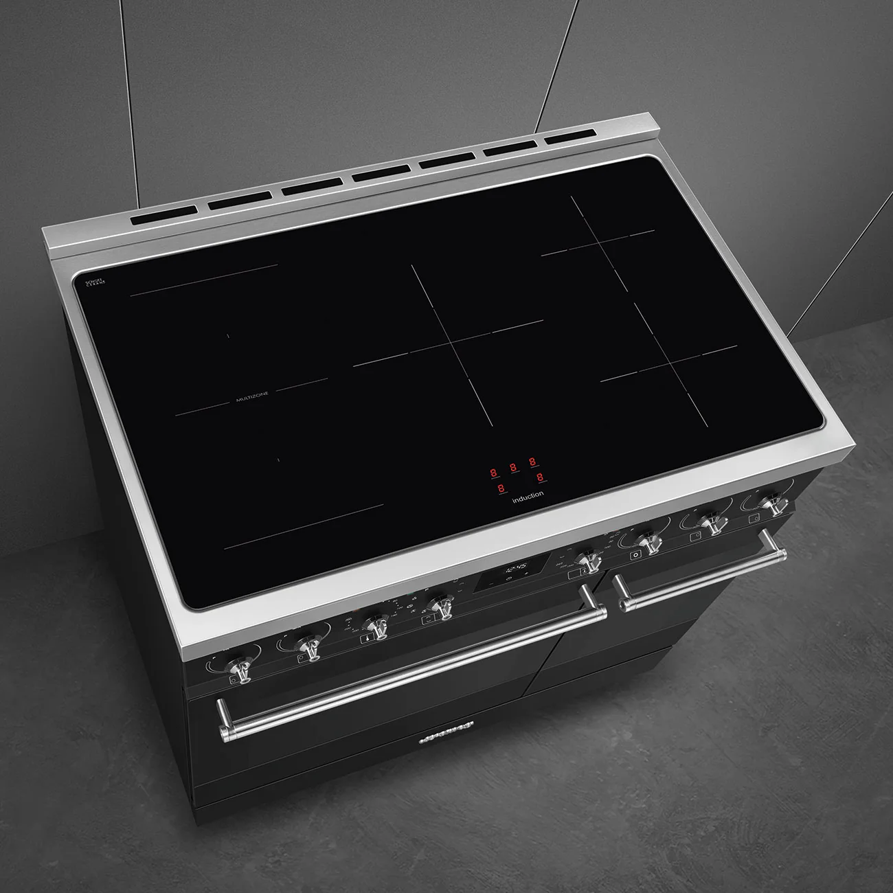 Smeg Symphony Classic C92IPMB2 Matte Black 90cm Induction Range Cooker - Image 6