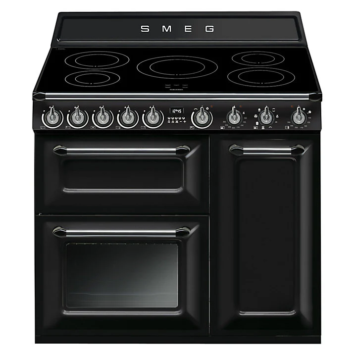 Smeg Victoria TR93IBL2 90cm Induction Range Cooker Black