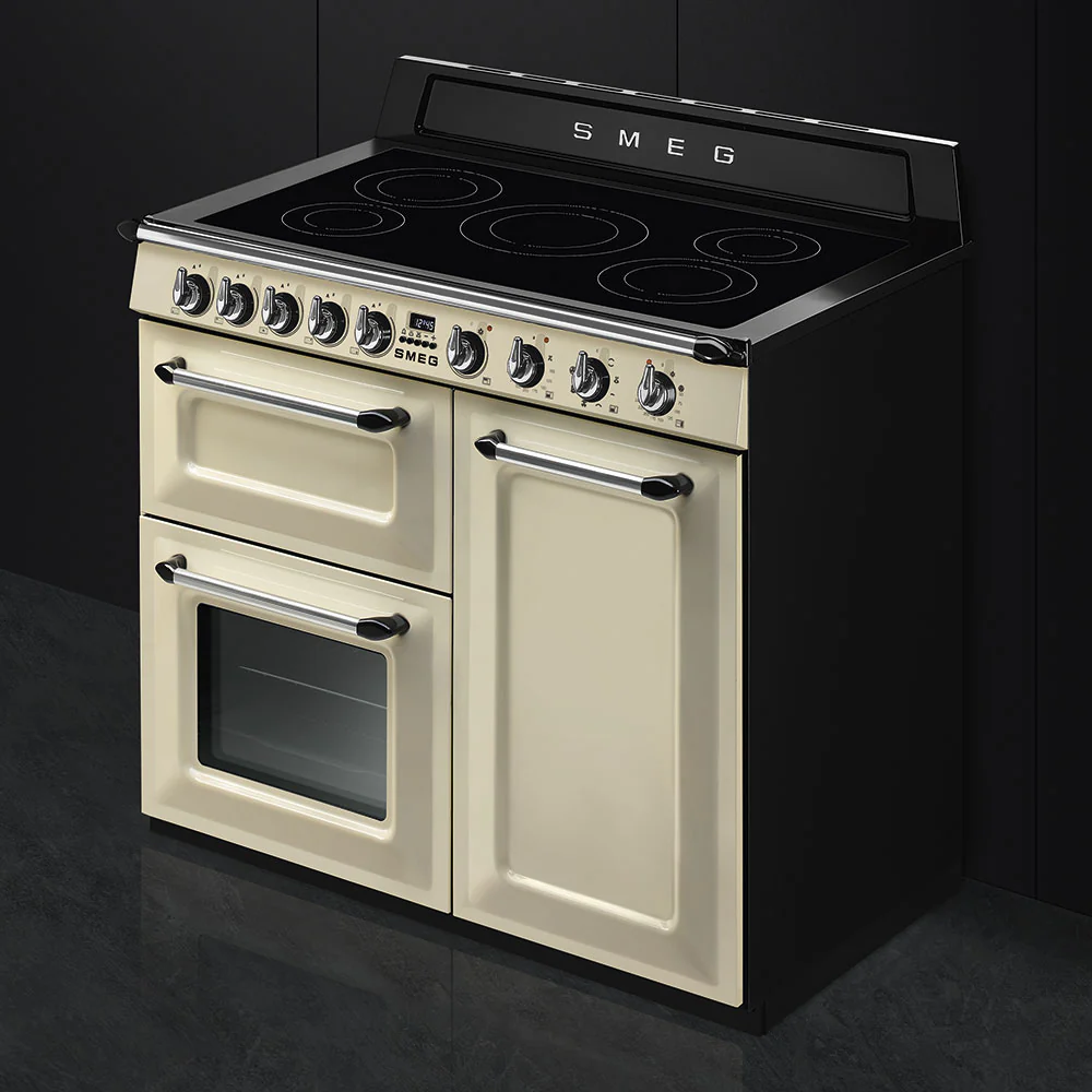 Smeg Victoria TR103IP2 100cm Induction Range Cooker Cream - Image 2