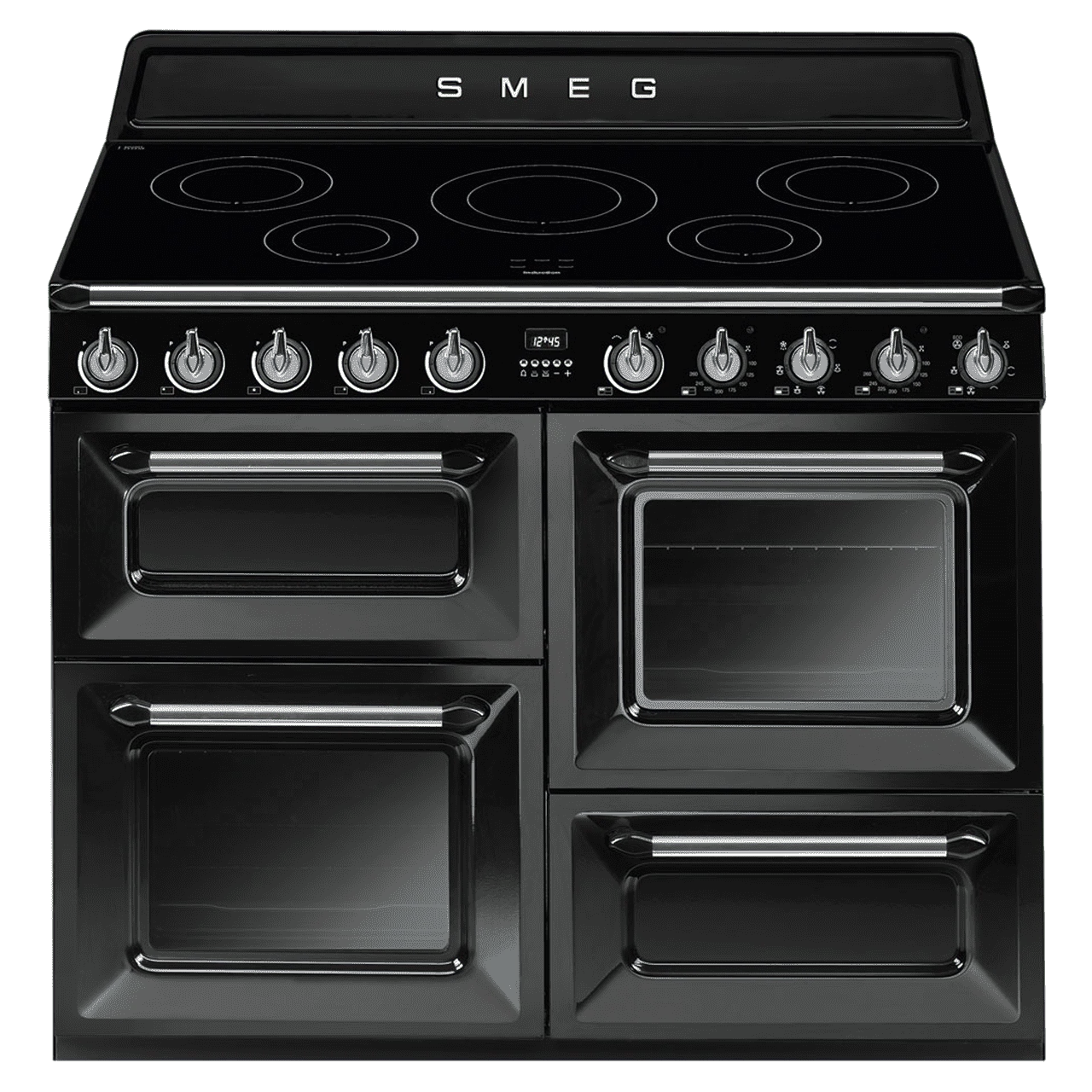 Smeg Victoria TR4110IBL2 110cm Induction Range Cooker Black