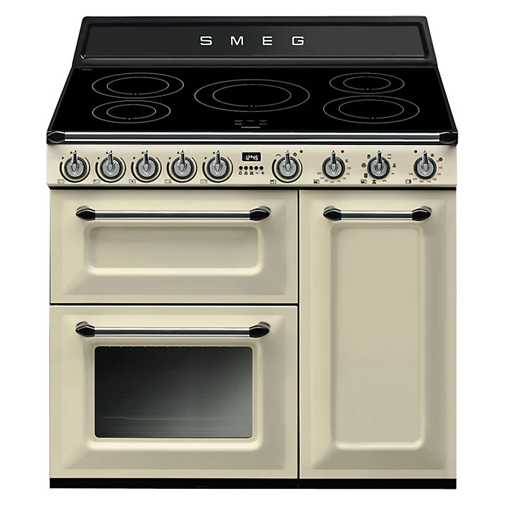 Smeg Victoria TR93IP2 90cm Induction Range Cooker Cream