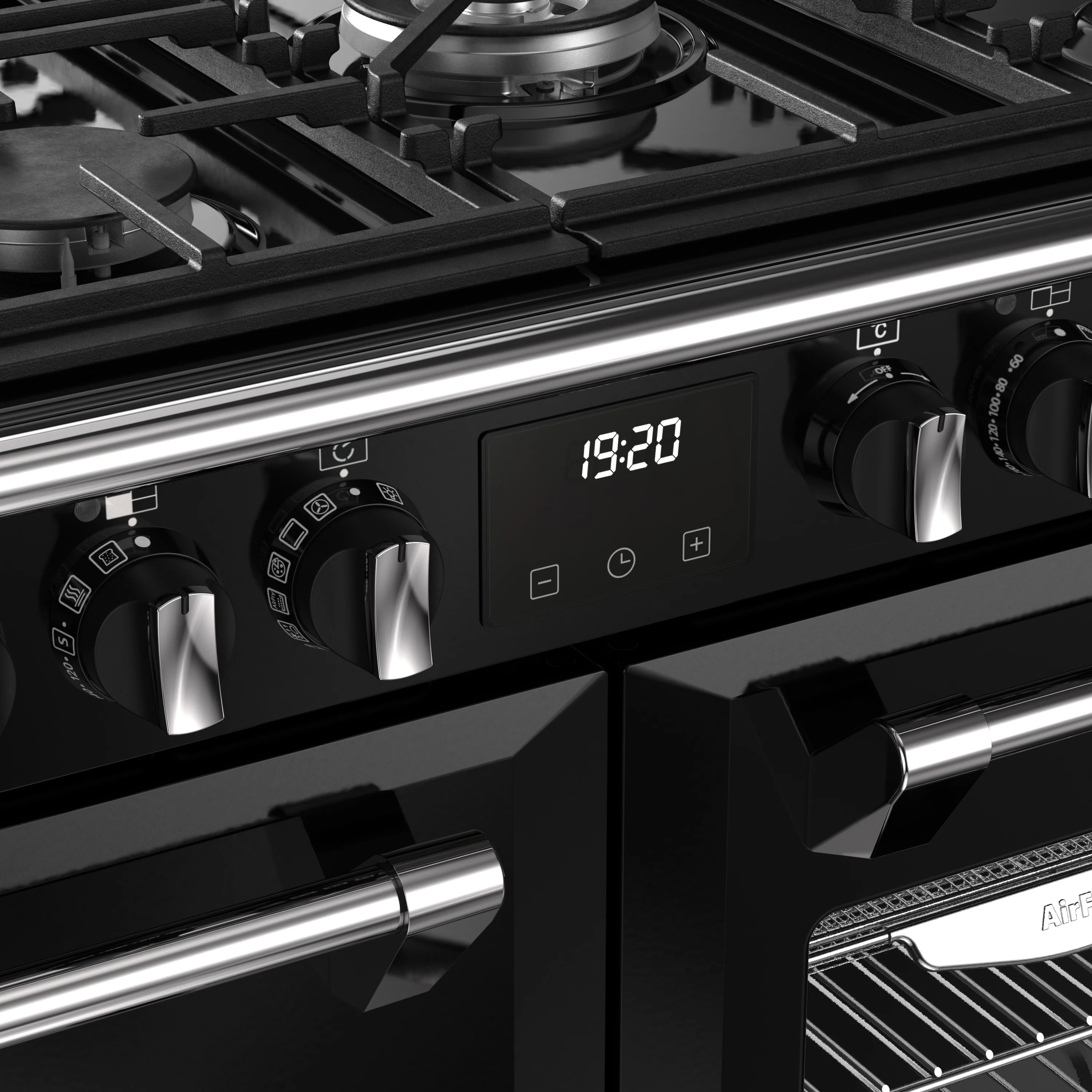 Stoves RCA Richmond 100DF 100cm Dual Fuel Range Cooker 444411856 Black - Image 5