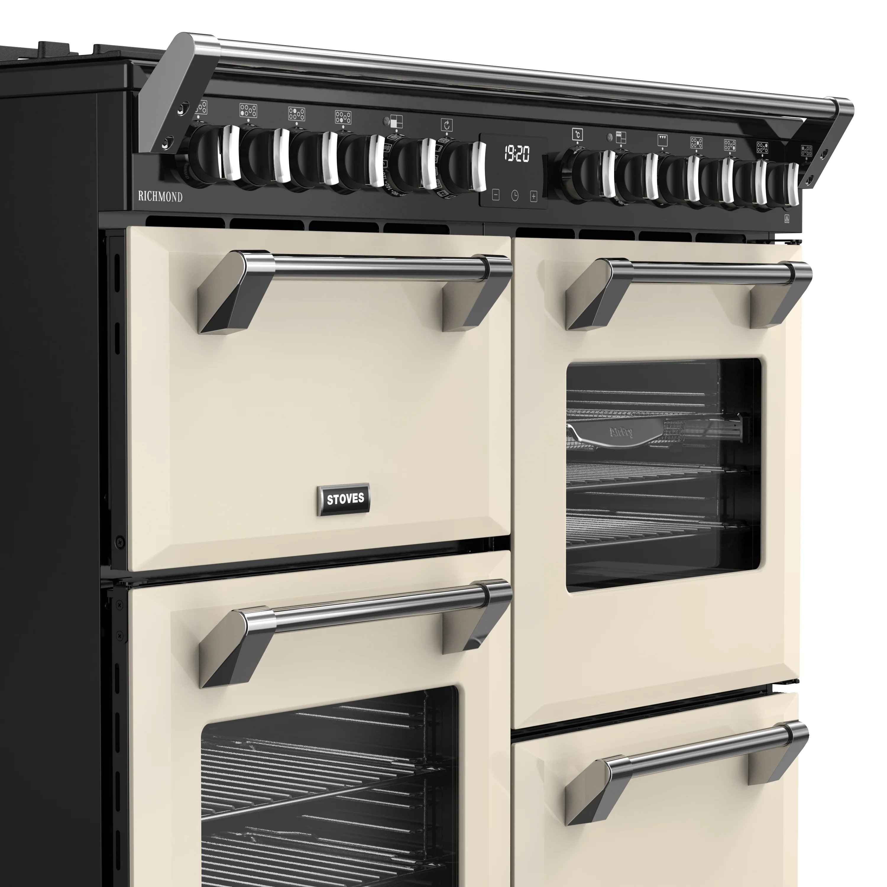 Stoves RCA Richmond 100DF 100cm Dual Fuel Range Cooker 444411857 Cream - Image 4