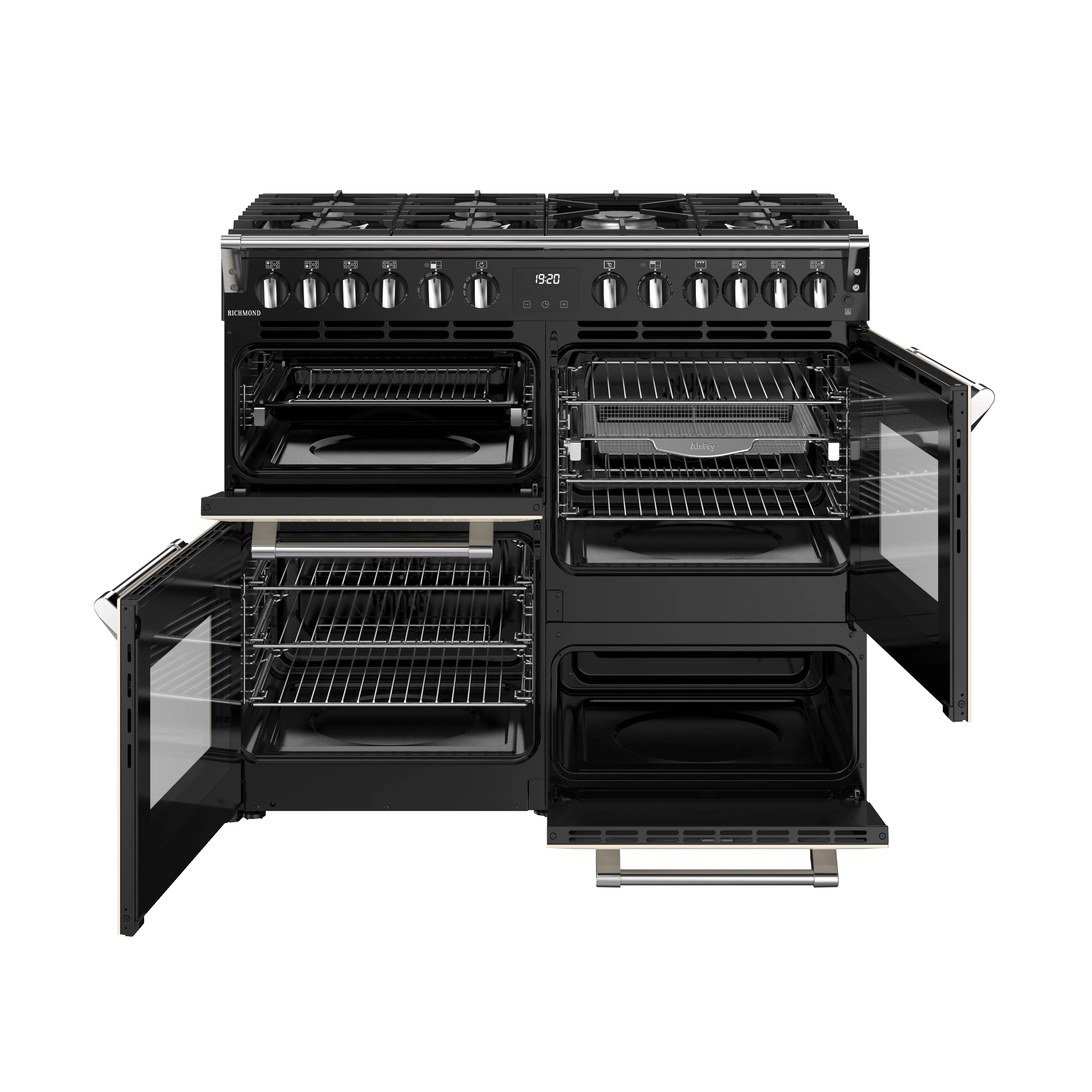 Stoves RCA Richmond 100DF 100cm Dual Fuel Range Cooker 444411857 Cream - Image 9