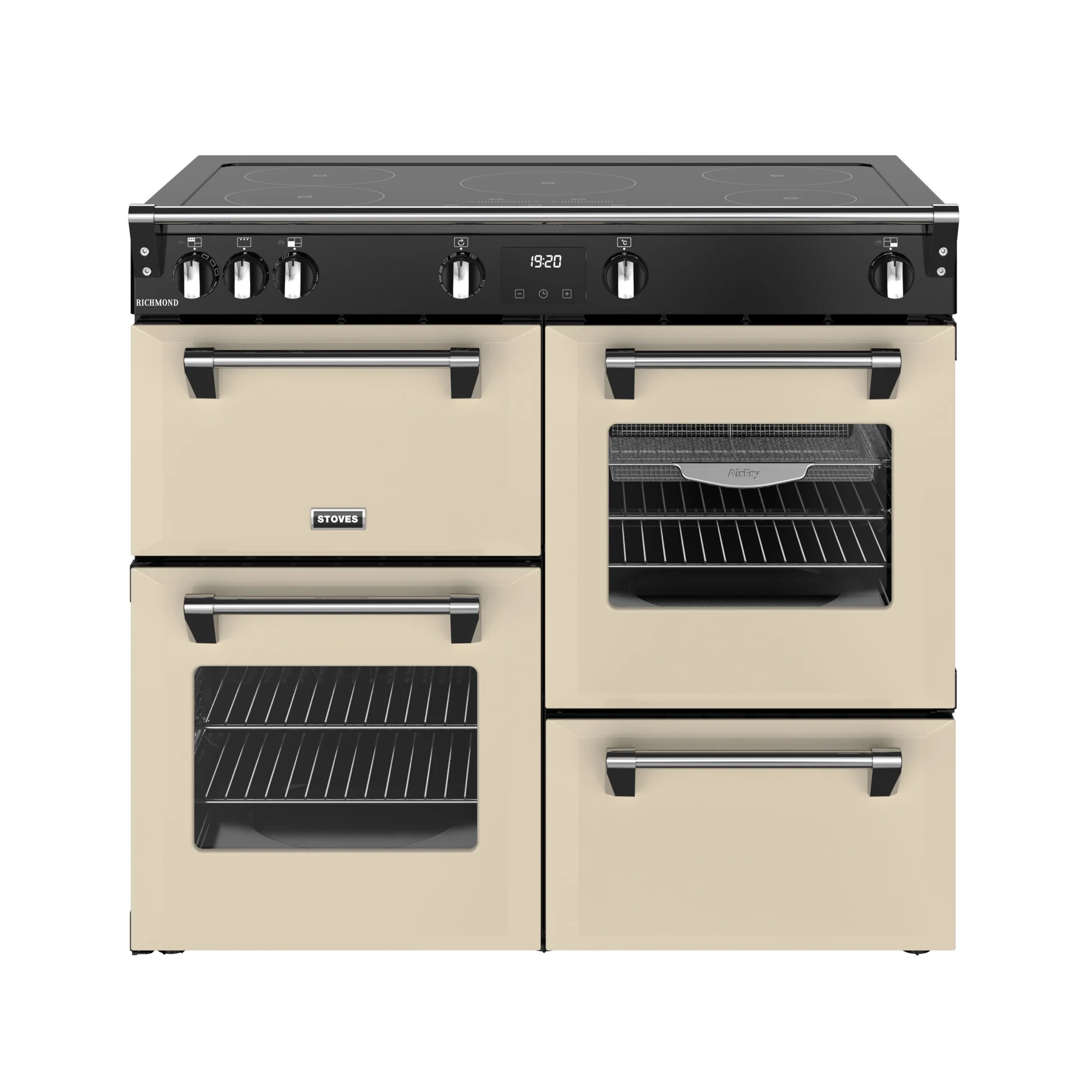 Stoves RCA Richmond 100Ei 100cm Induction Range Cooker 444411860 Cream
