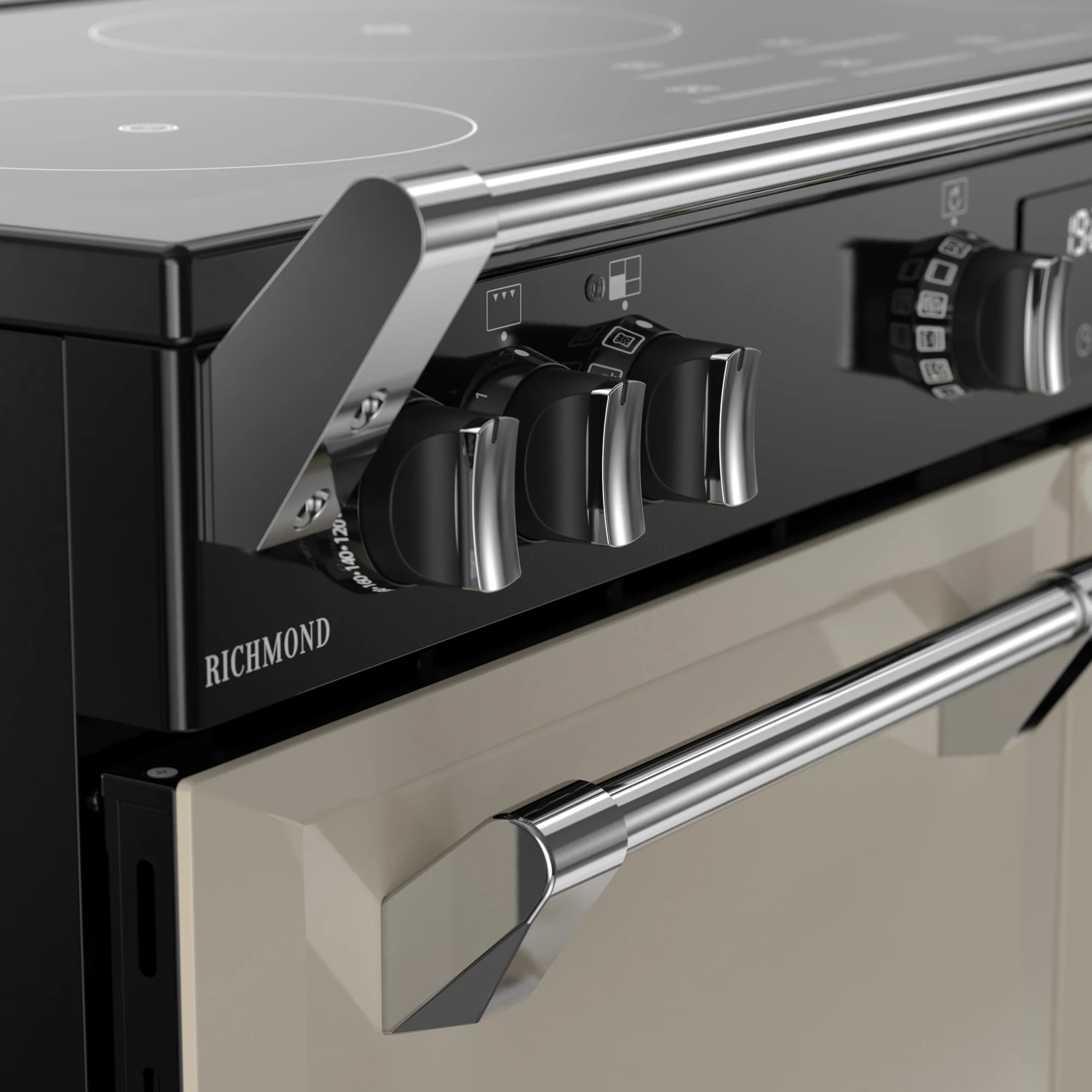 Stoves RCA Richmond 100Ei 100cm Induction Range Cooker 444411860 Cream - Image 4