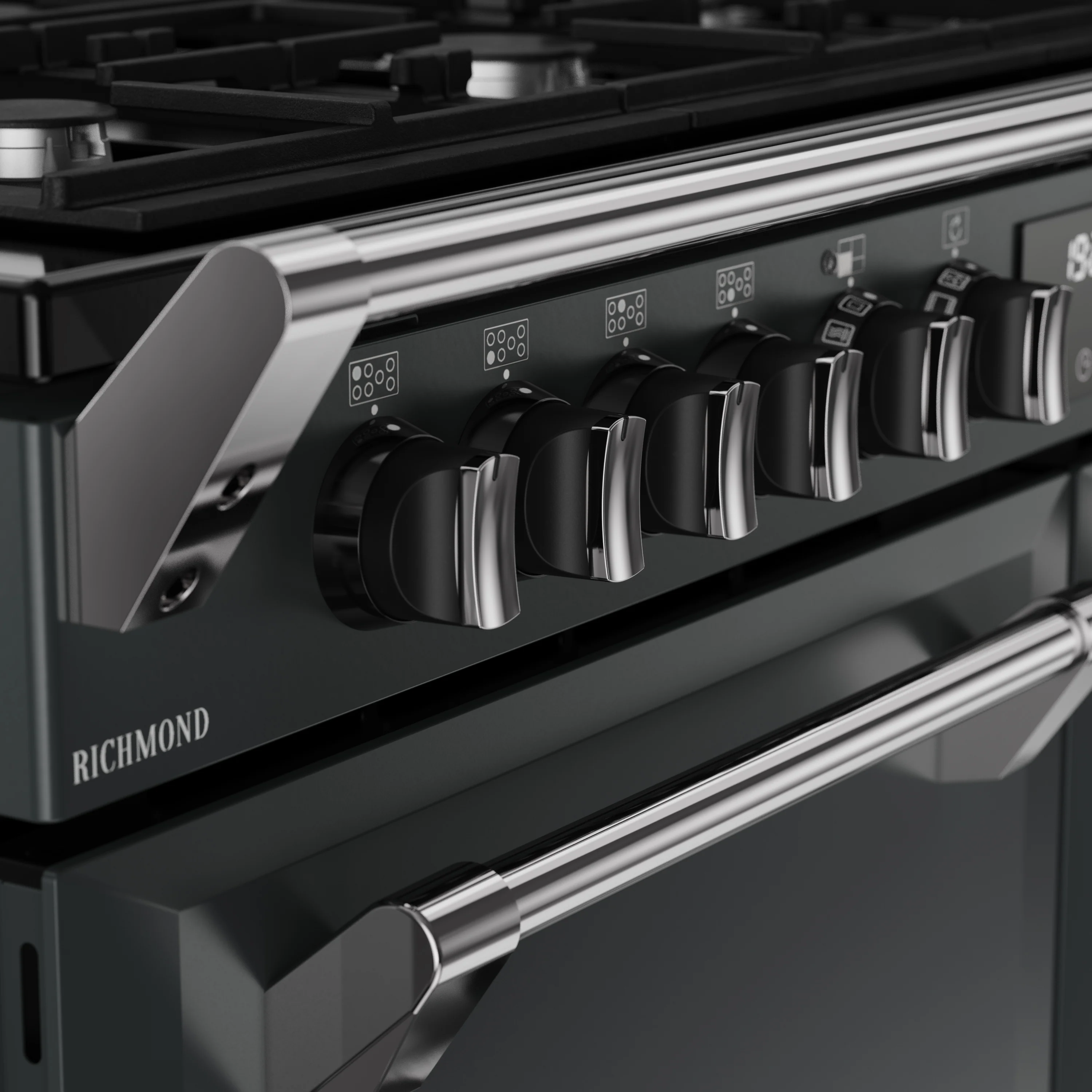 Stoves RCA Richmond 110DF 110cm Dual Fuel Range Cooker 444411861 Anthracite - Image 4
