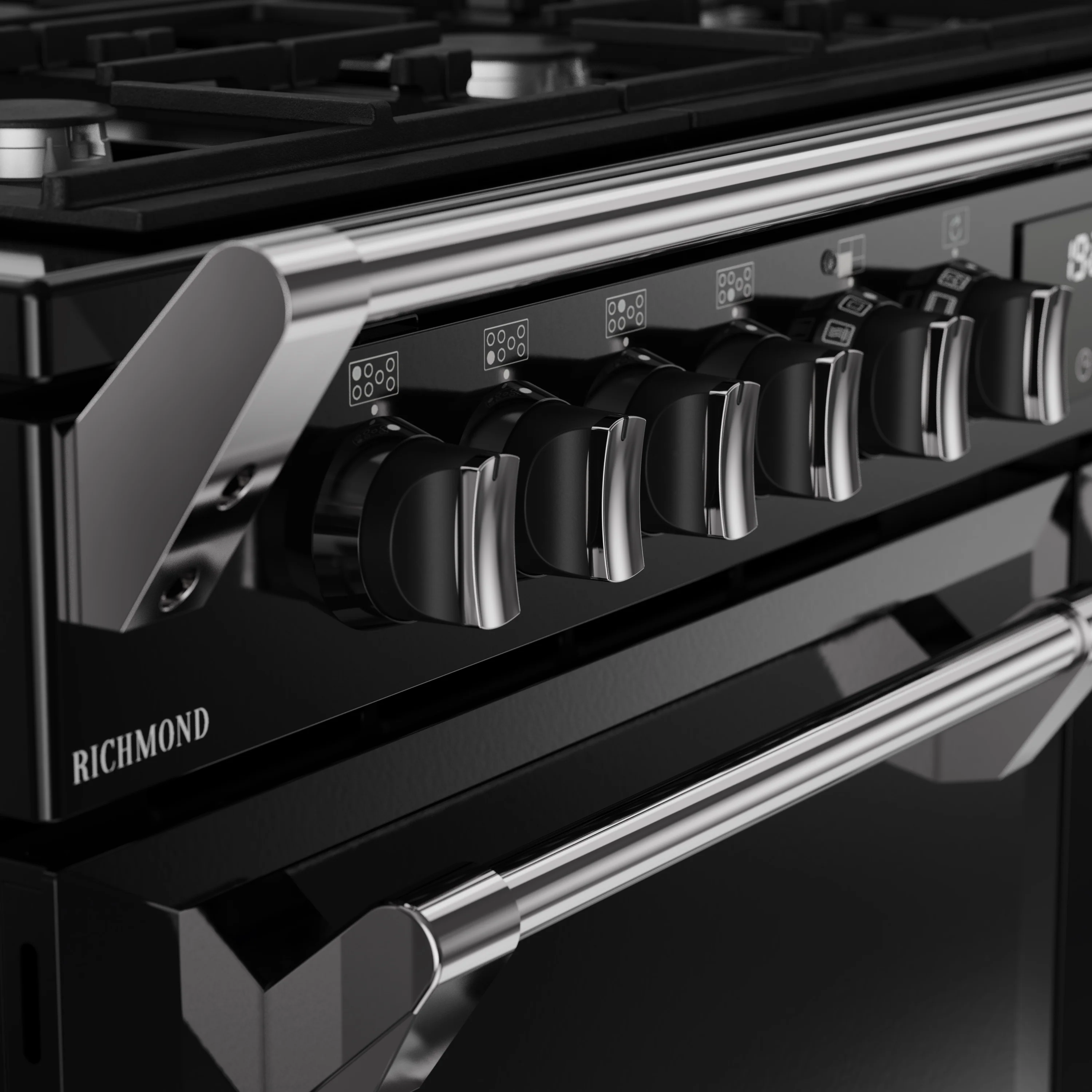 Stoves RCA Richmond 110DF 110cm Dual Fuel Range Cooker 444411862 Black - Image 4