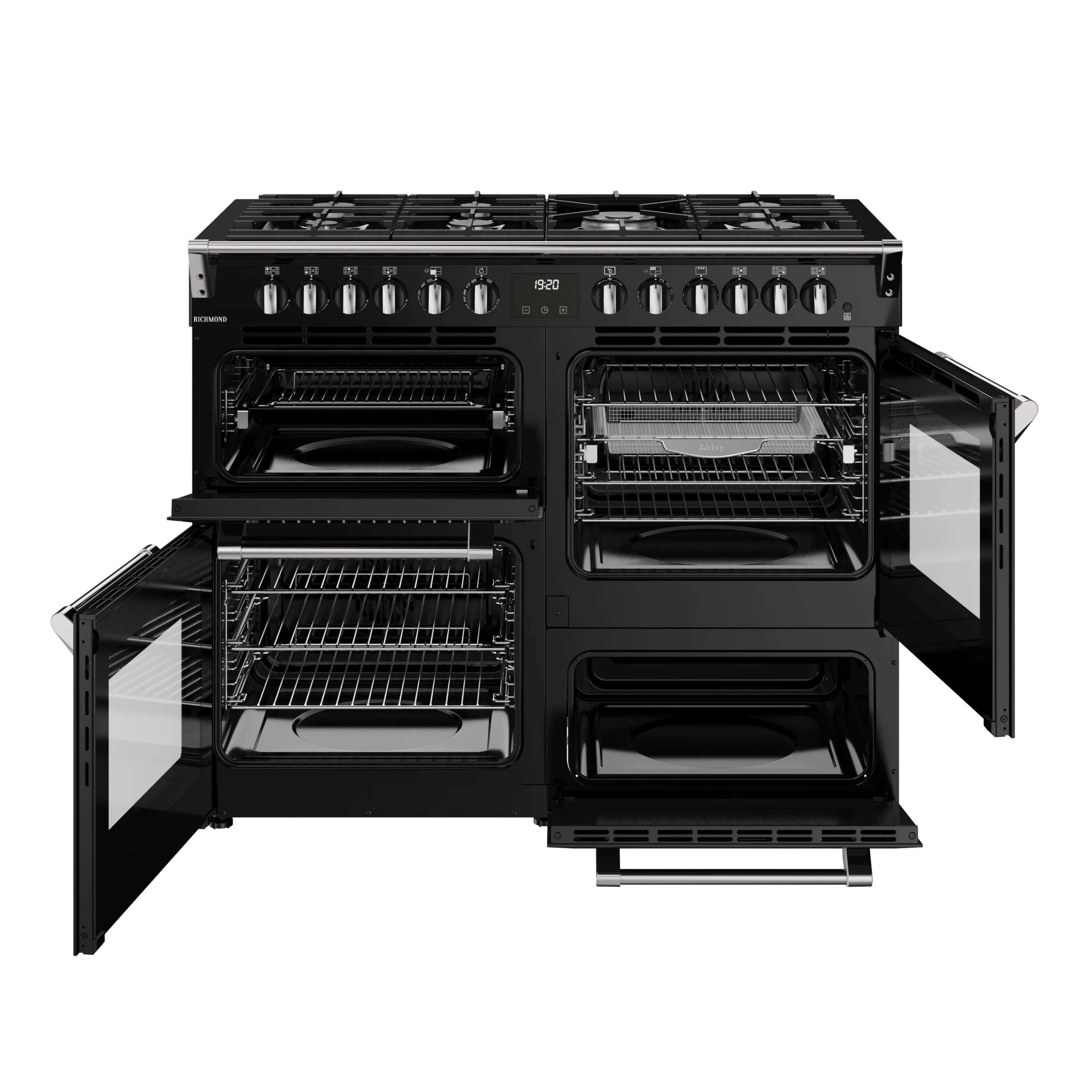 Stoves RCA Richmond 110DF 110cm Dual Fuel Range Cooker 444411862 Black - Image 9