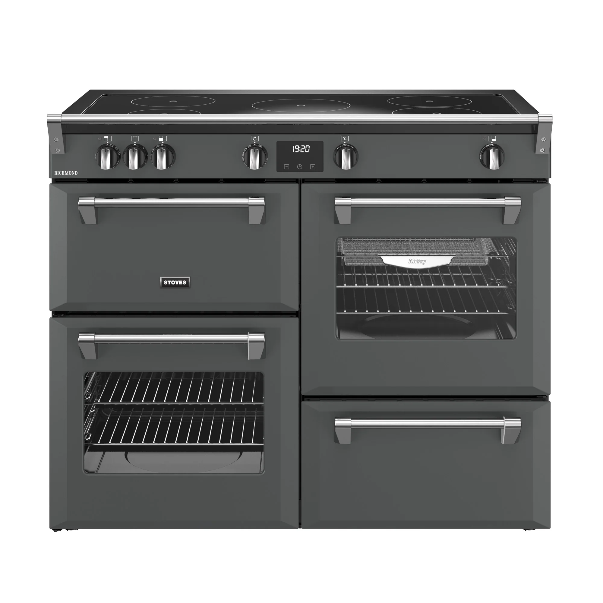 Stoves RCA Richmond 110Ei 110cm Induction Range Cooker 444411864 Anthracite
