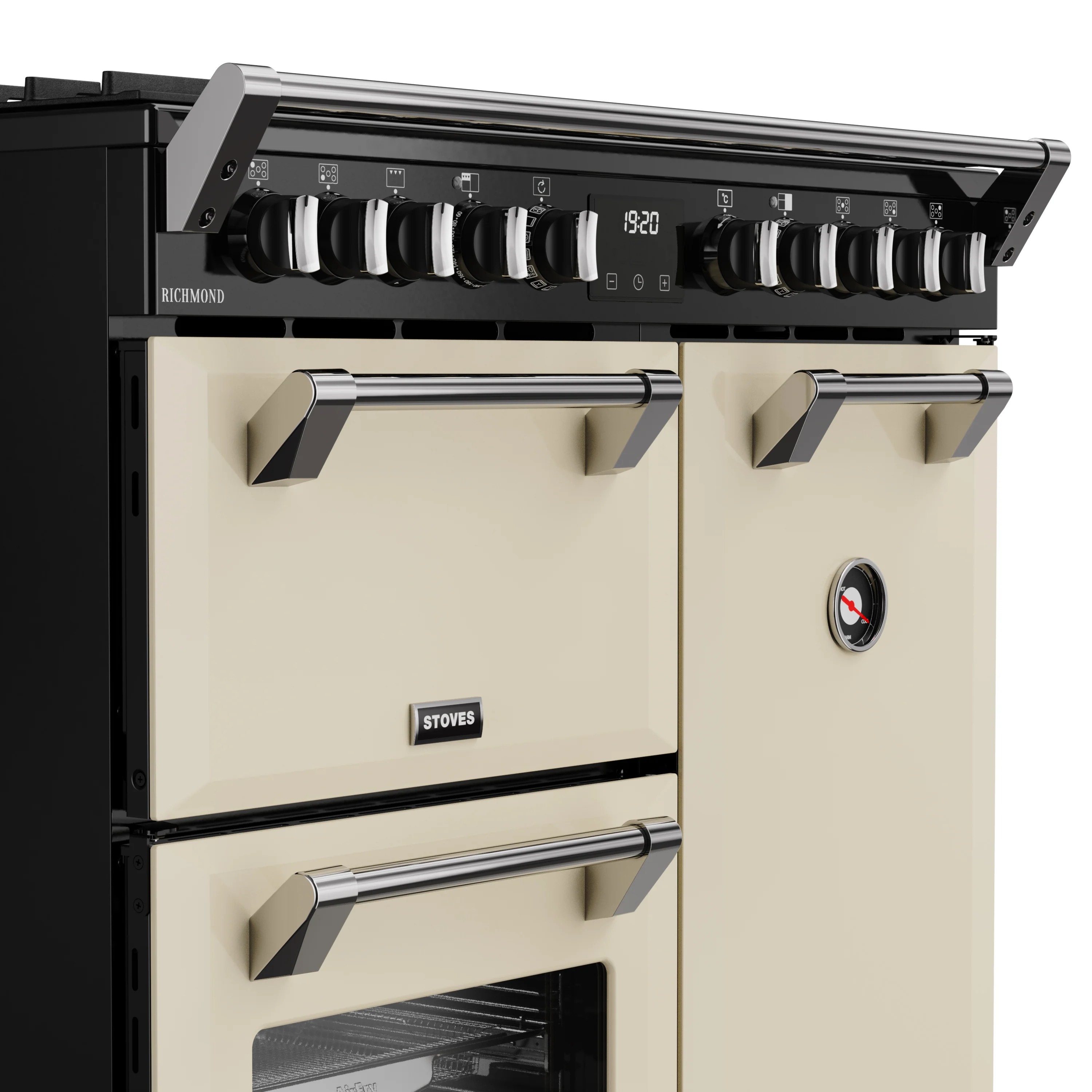 Stoves RCA Richmond 90DF 90cm Dual Fuel Range Cooker 444411851 Cream - Image 3