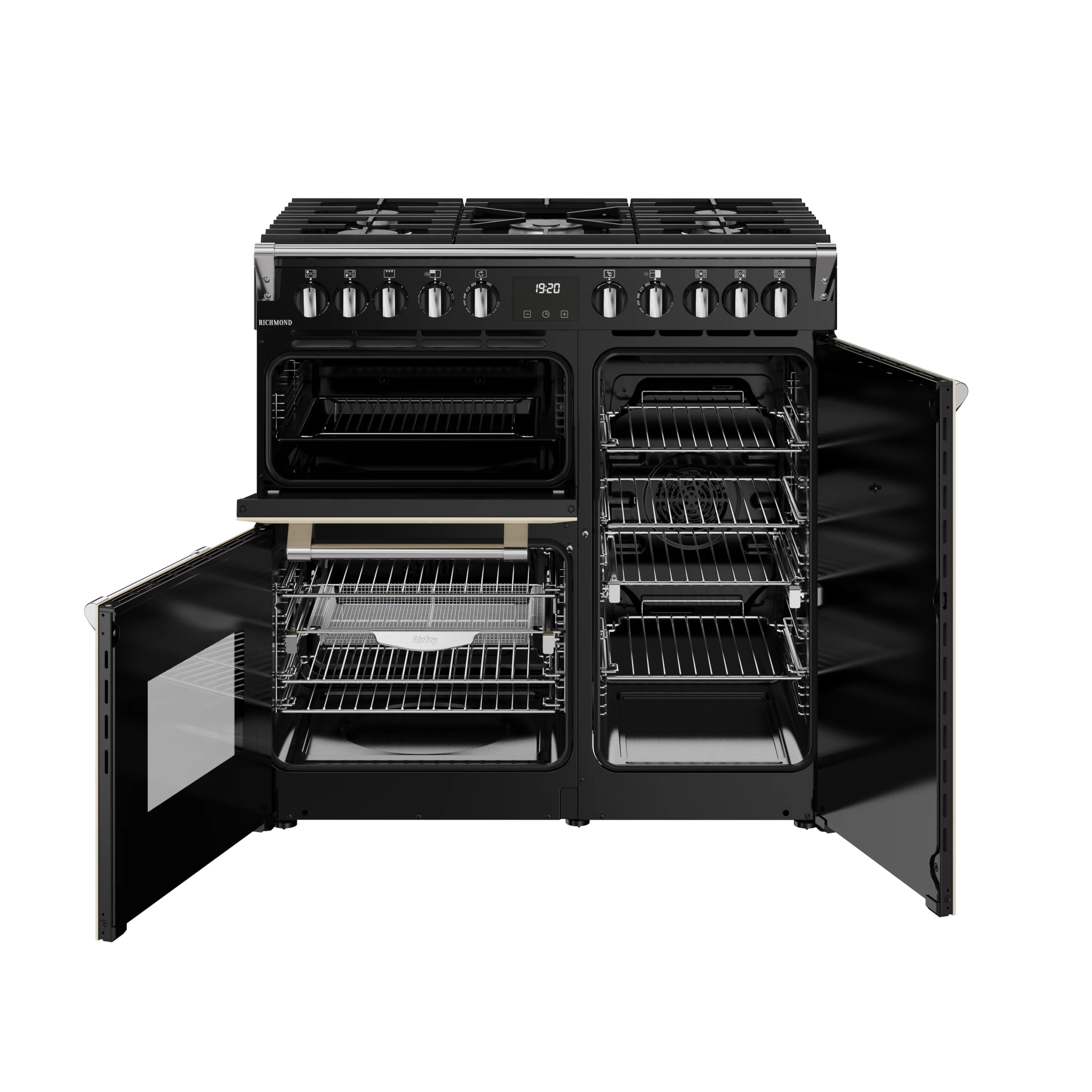 Stoves RCA Richmond 90DF 90cm Dual Fuel Range Cooker 444411851 Cream - Image 8