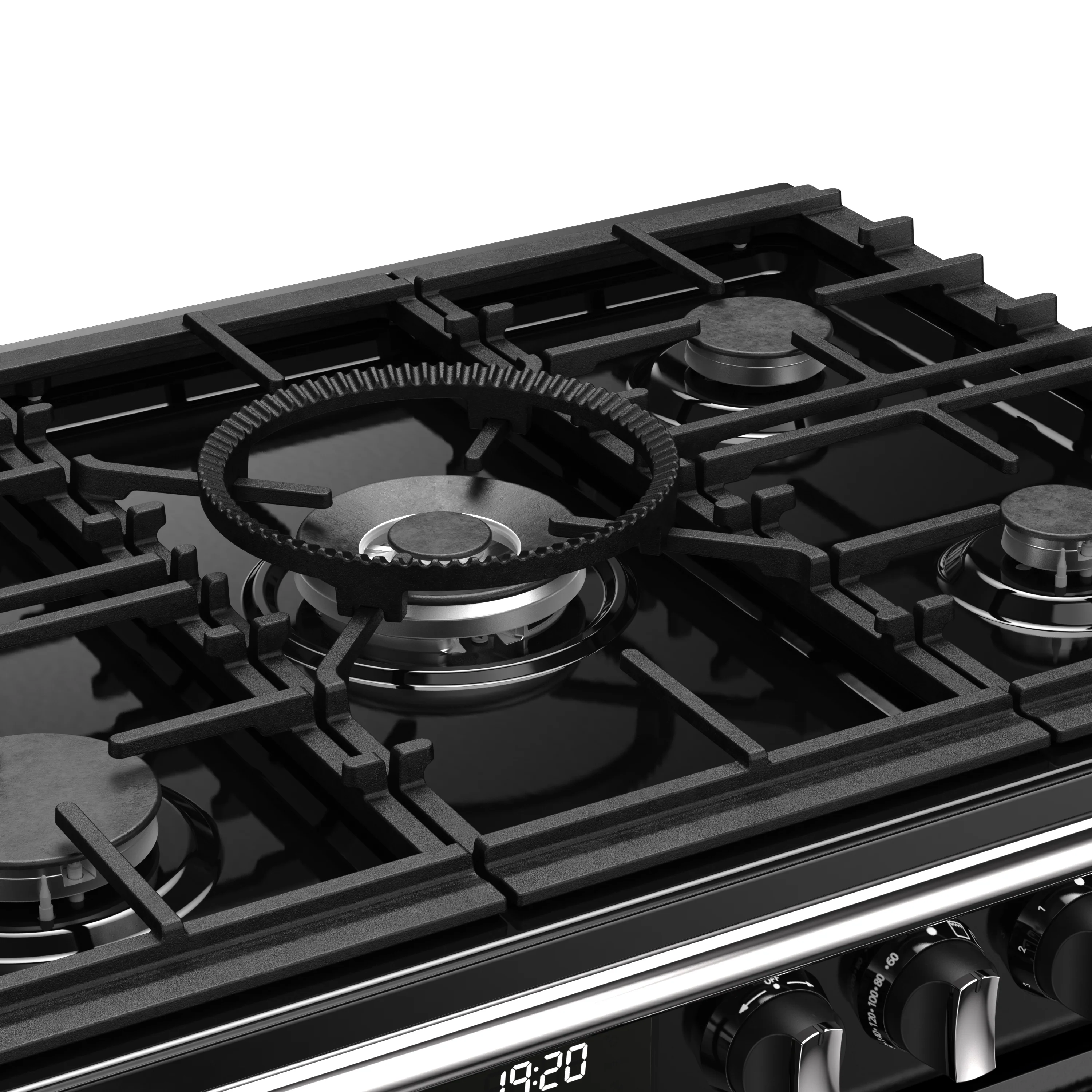 Stoves RCA Richmond Deluxe 100DF 100cm Dual Fuel Range Cooker 444411871 Black - Image 4
