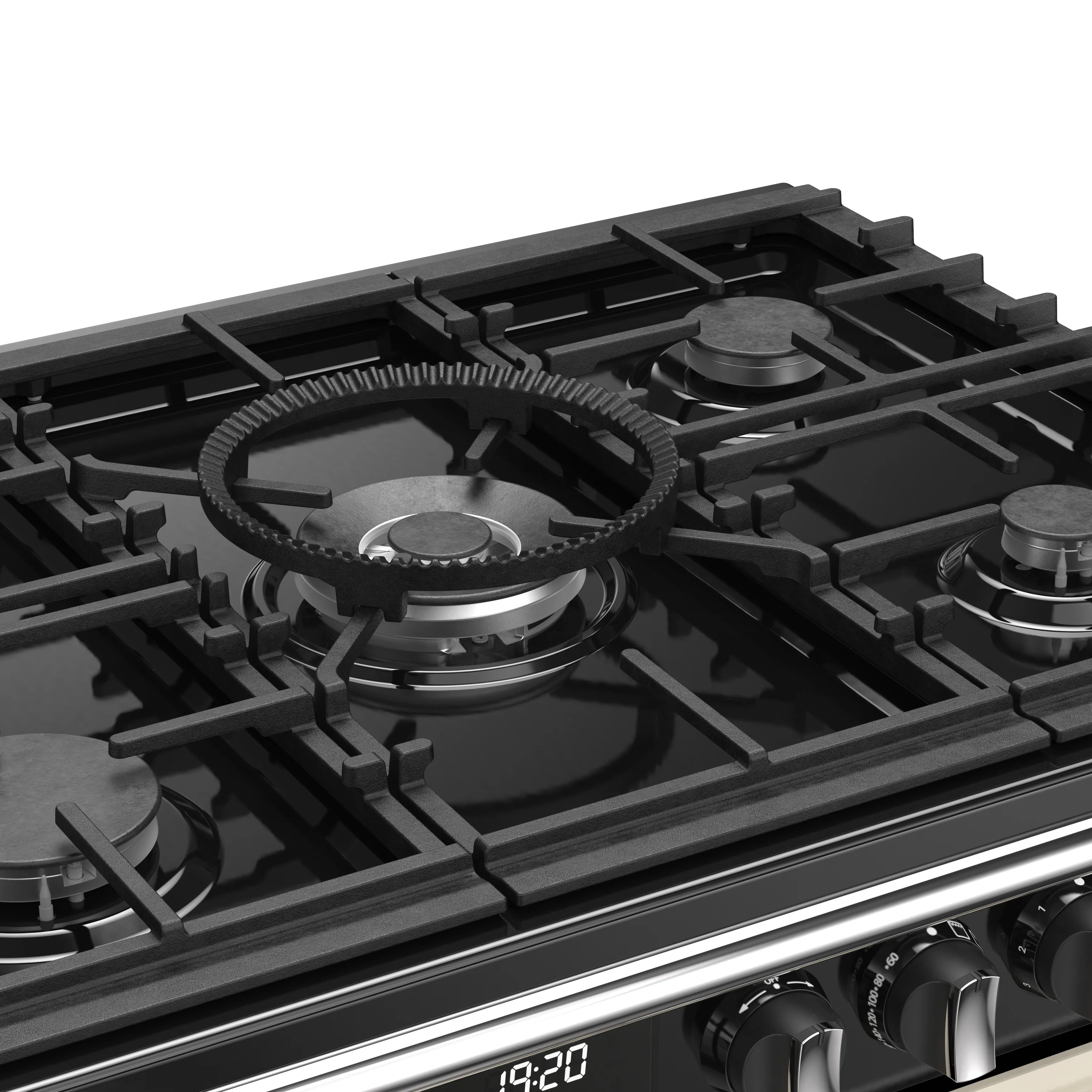 Stoves RCA Richmond Deluxe 100DF 100cm Dual Fuel Range Cooker 444411872 Cream - Image 7