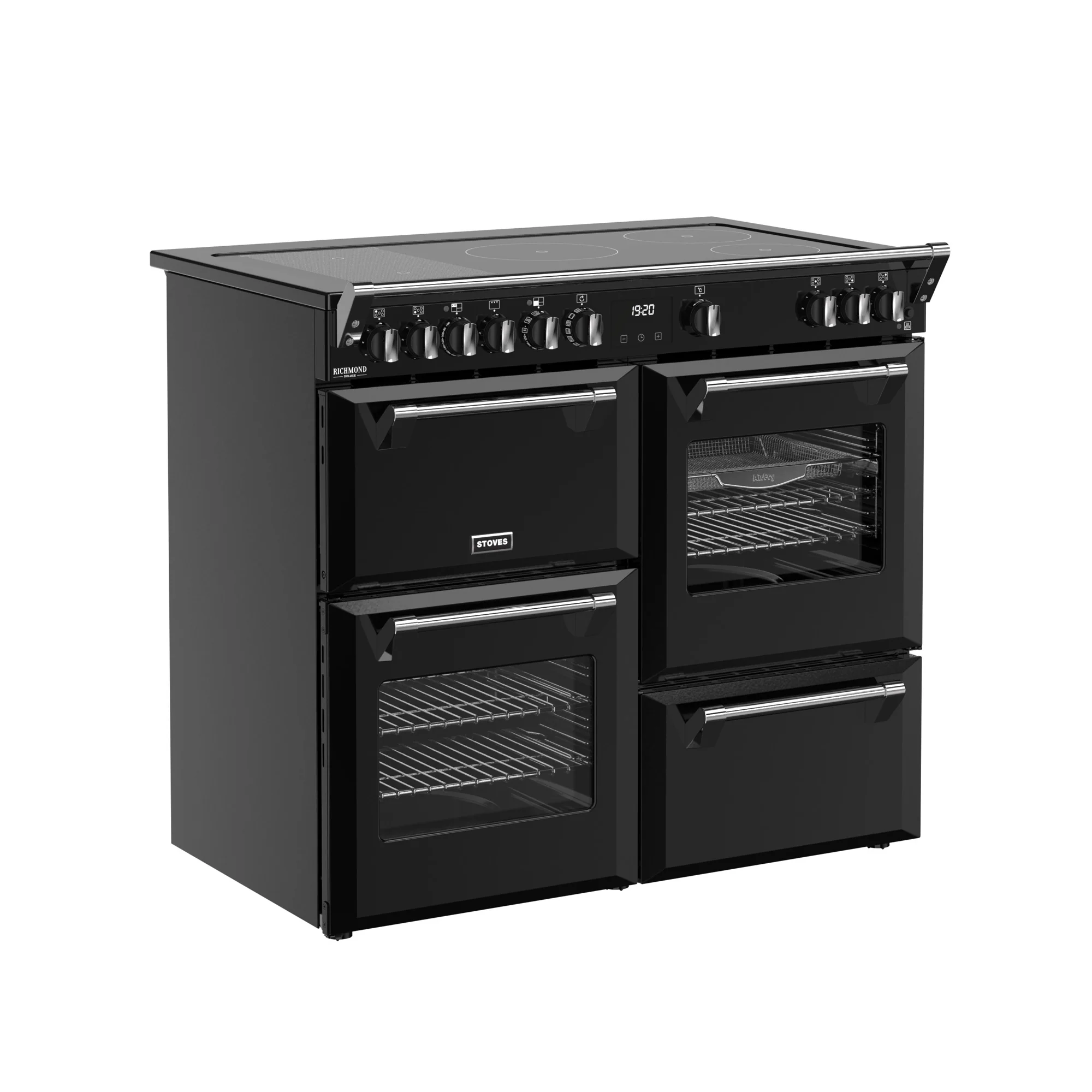 Stoves RCA Richmond Deluxe 100Ei 100cm Induction Range Cooker 444411873 Black - Image 2
