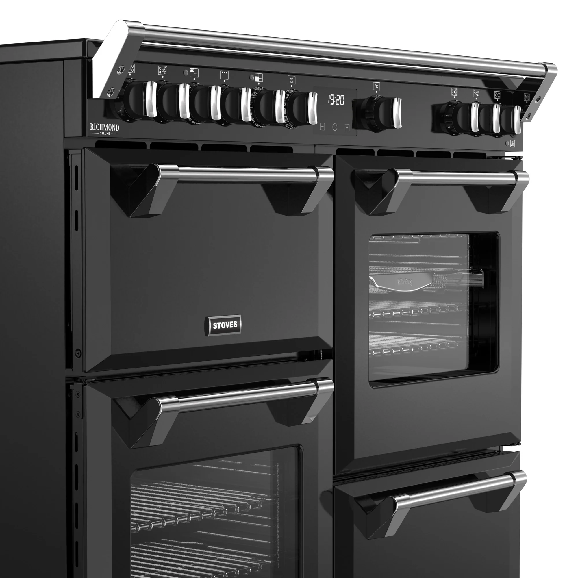 Stoves RCA Richmond Deluxe 100Ei 100cm Induction Range Cooker 444411873 Black - Image 3