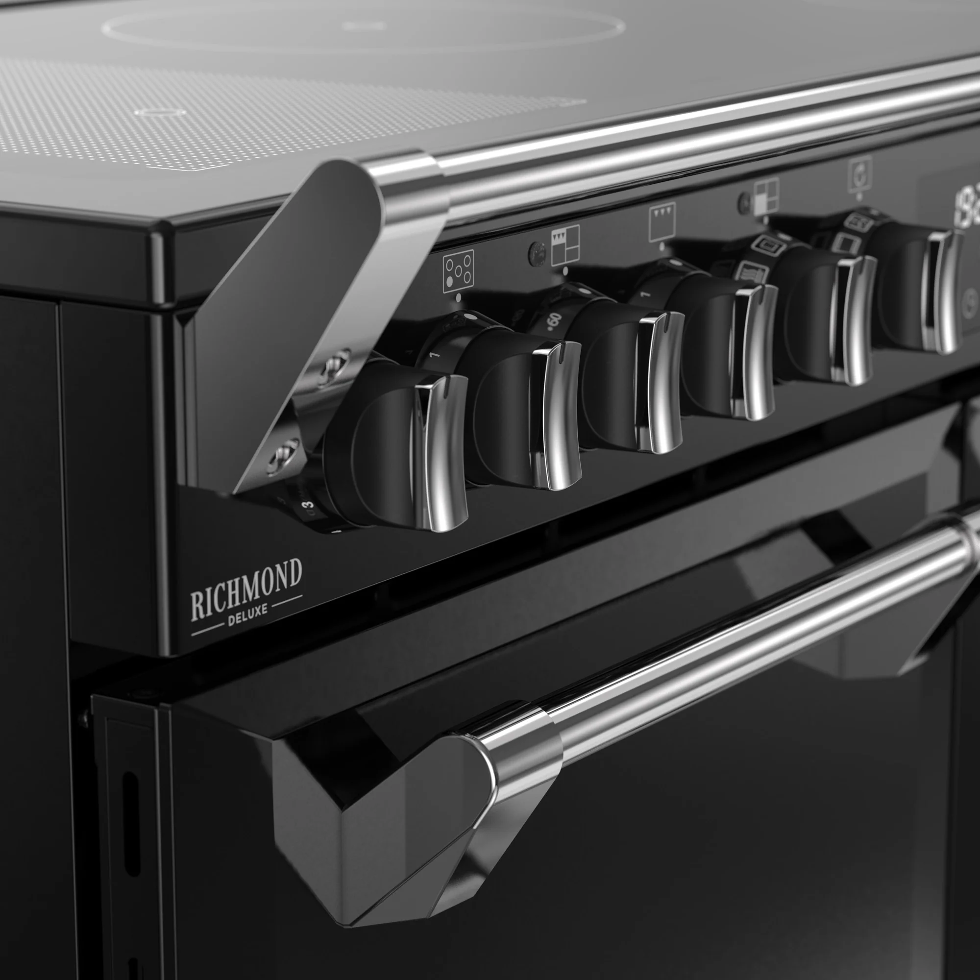 Stoves RCA Richmond Deluxe 100Ei 100cm Induction Range Cooker 444411873 Black - Image 4