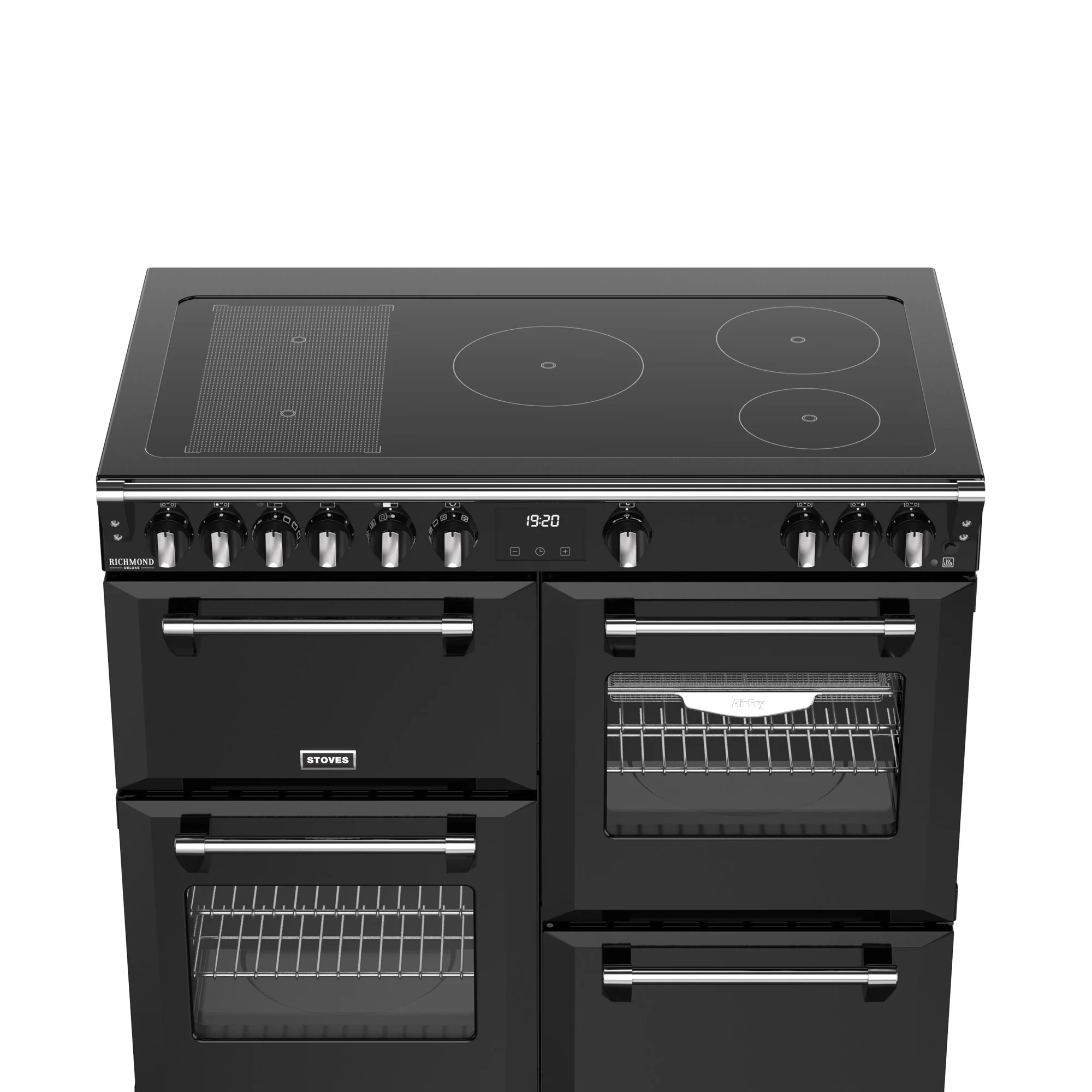Stoves RCA Richmond Deluxe 100Ei 100cm Induction Range Cooker 444411873 Black - Image 6