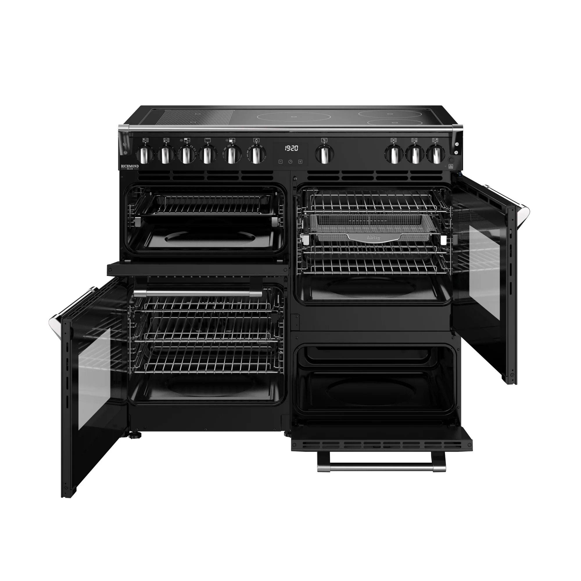 Stoves RCA Richmond Deluxe 100Ei 100cm Induction Range Cooker 444411873 Black - Image 8