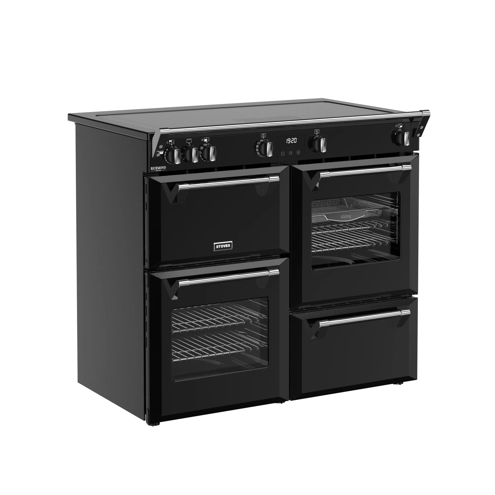 Stoves RCA Richmond Deluxe 100Ei 100cm Zoneless Induction Range Cooker 444411875 Black - Image 2
