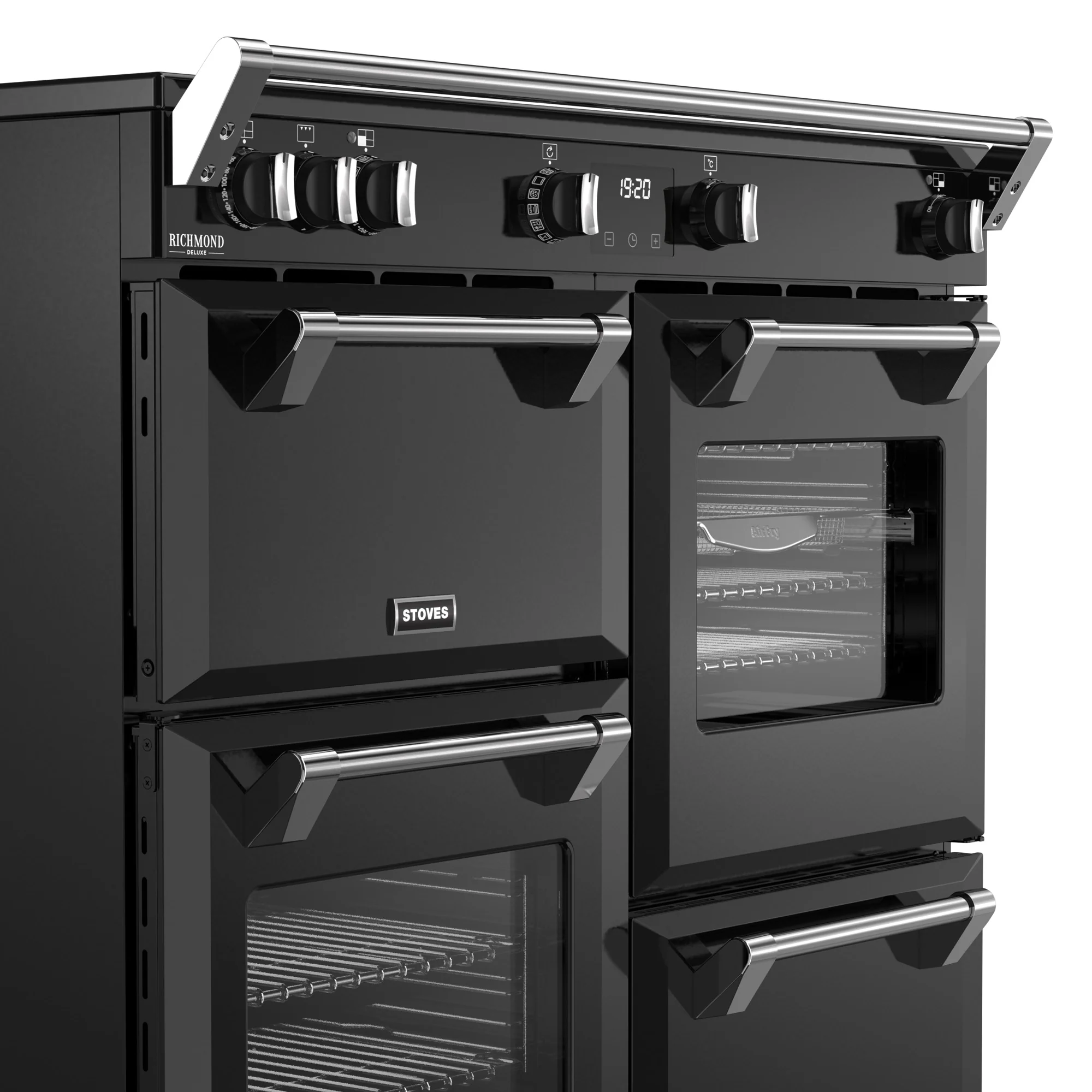 Stoves RCA Richmond Deluxe 100Ei 100cm Zoneless Induction Range Cooker 444411875 Black - Image 3