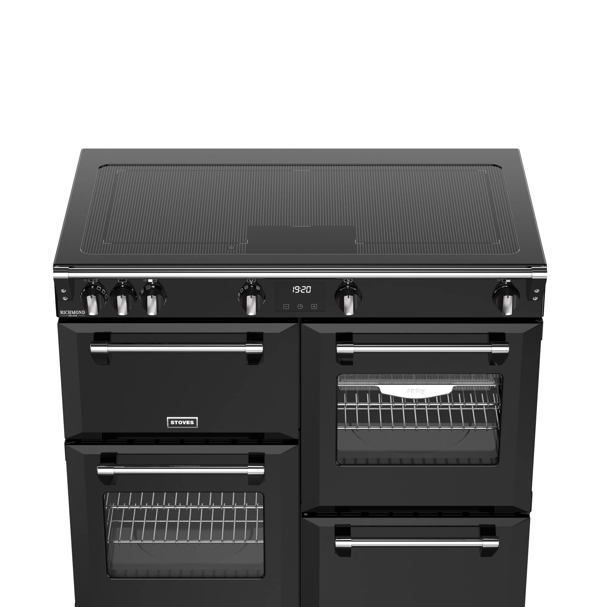 Stoves RCA Richmond Deluxe 100Ei 100cm Zoneless Induction Range Cooker 444411875 Black - Image 6