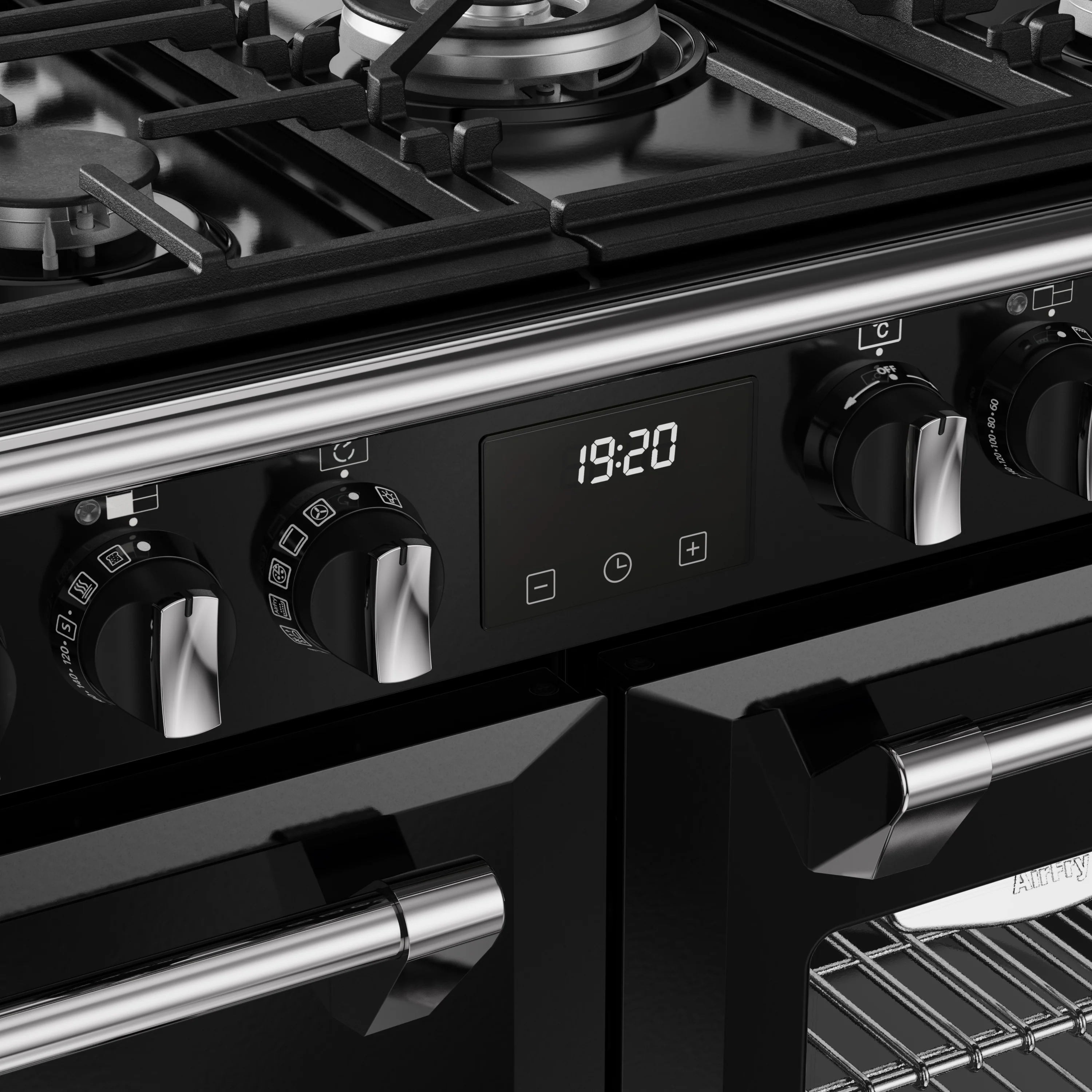 Stoves RCA Richmond Deluxe 110DF 110cm Dual Fuel Range Cooker 444411876 Black - Image 6