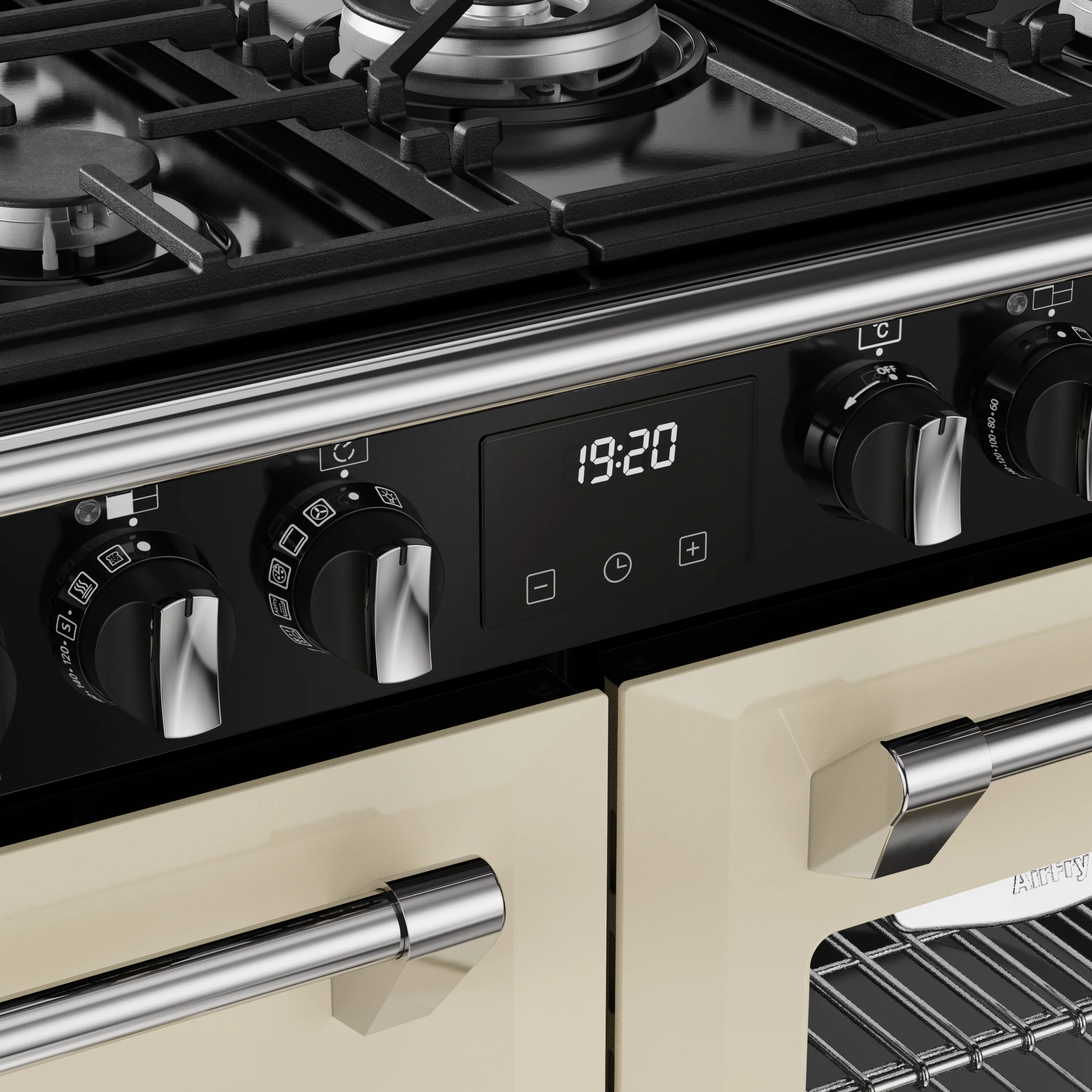 Stoves RCA Richmond Deluxe 110DF 110cm Dual Fuel Range Cooker 444411877 Cream - Image 6