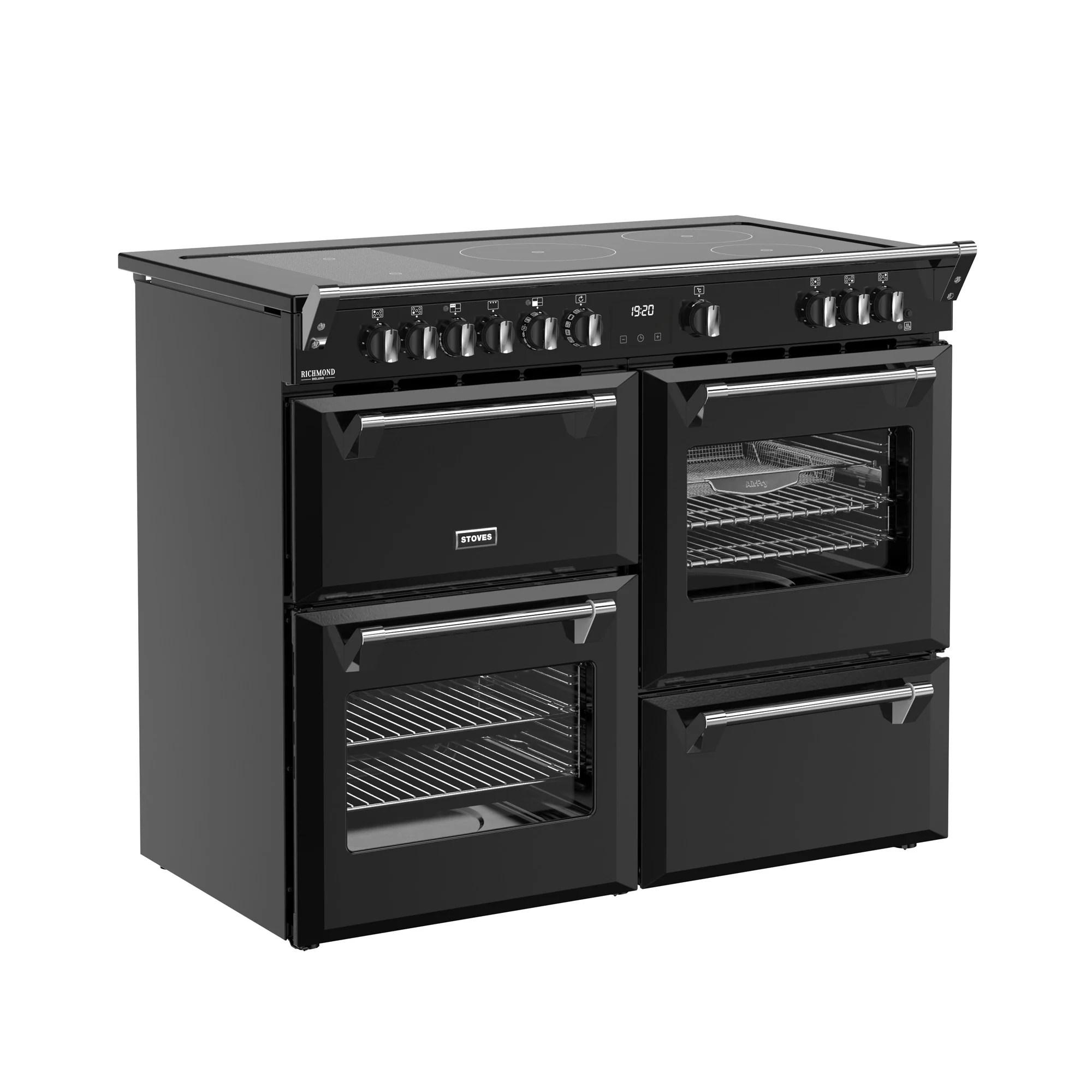 Stoves RCA Richmond Deluxe 110Ei 110cm Induction Range Cooker 444411878 Black - Image 2