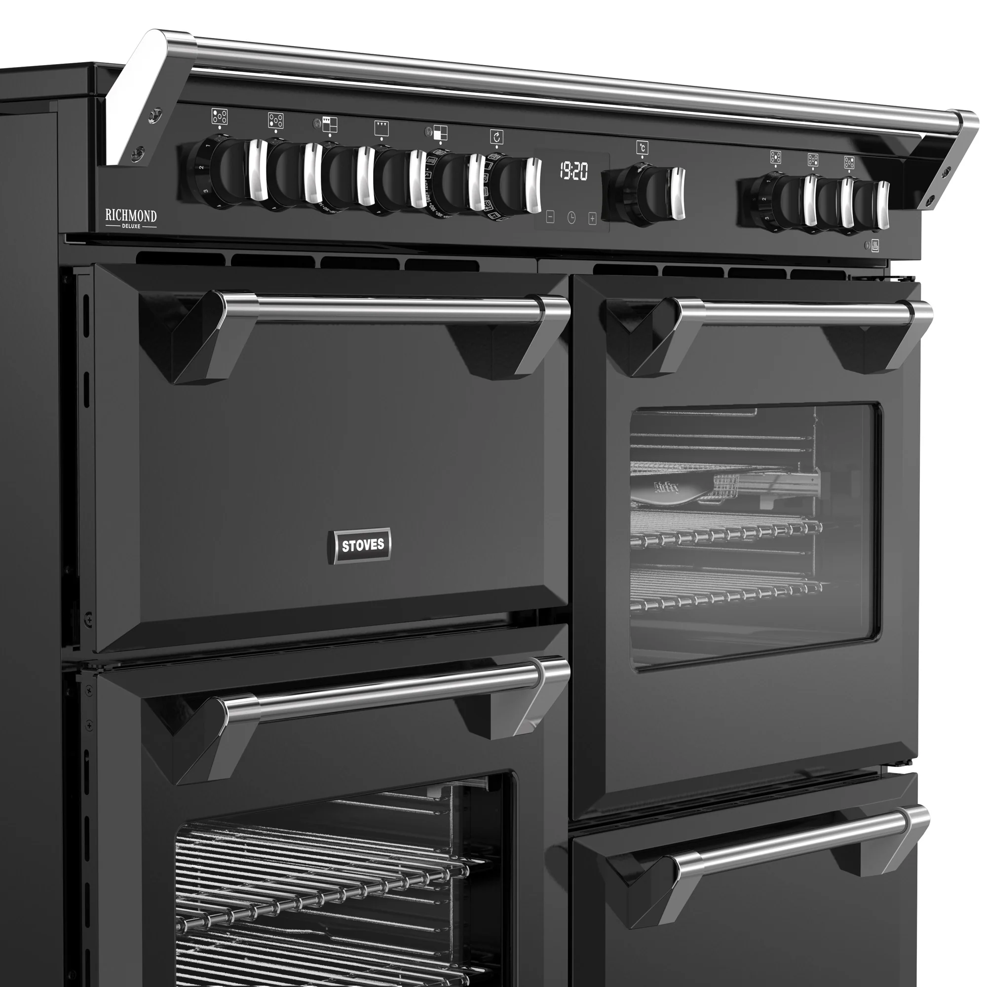 Stoves RCA Richmond Deluxe 110Ei 110cm Induction Range Cooker 444411878 Black - Image 4