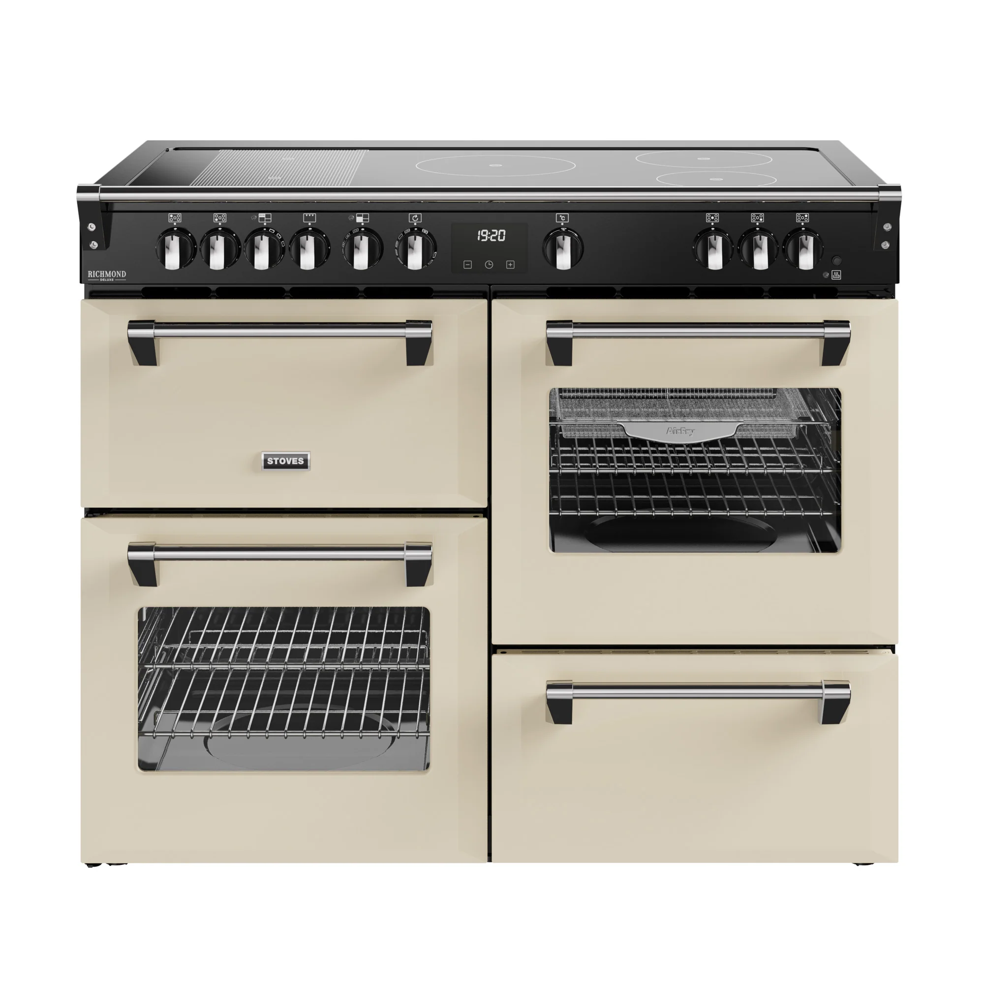 Stoves RCA Richmond Deluxe 110Ei 110cm Induction Range Cooker 444411879 Cream