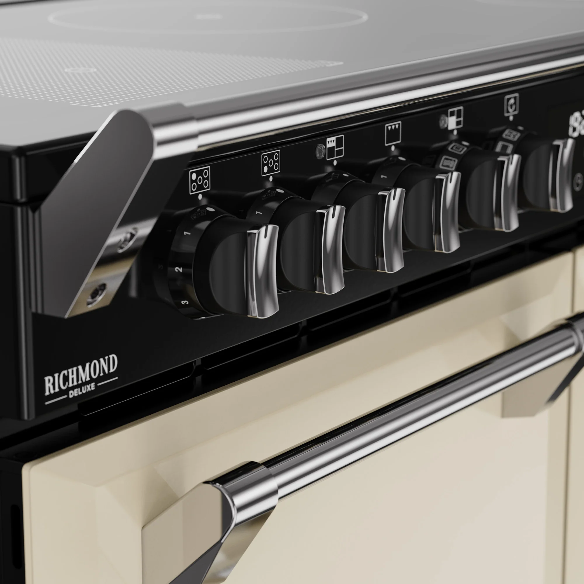 Stoves RCA Richmond Deluxe 110Ei 110cm Induction Range Cooker 444411879 Cream - Image 5