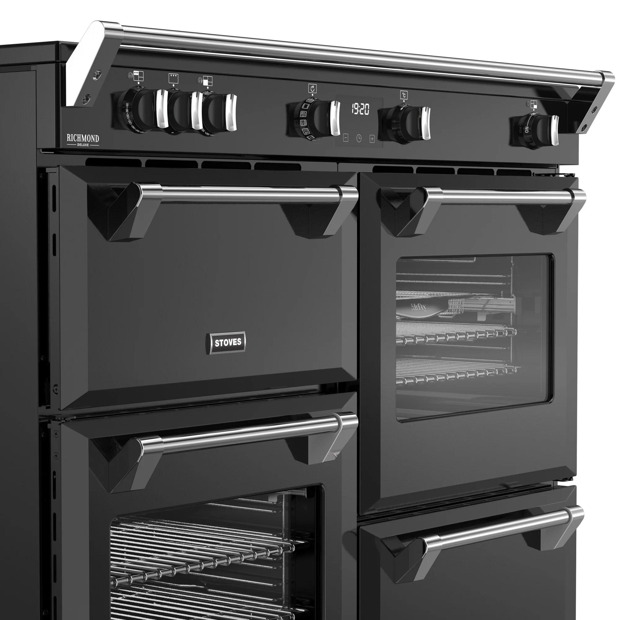 Stoves RCA Richmond Deluxe 110Ei 110cm Zoneless Induction Range Cooker 444411880 Black - Image 3