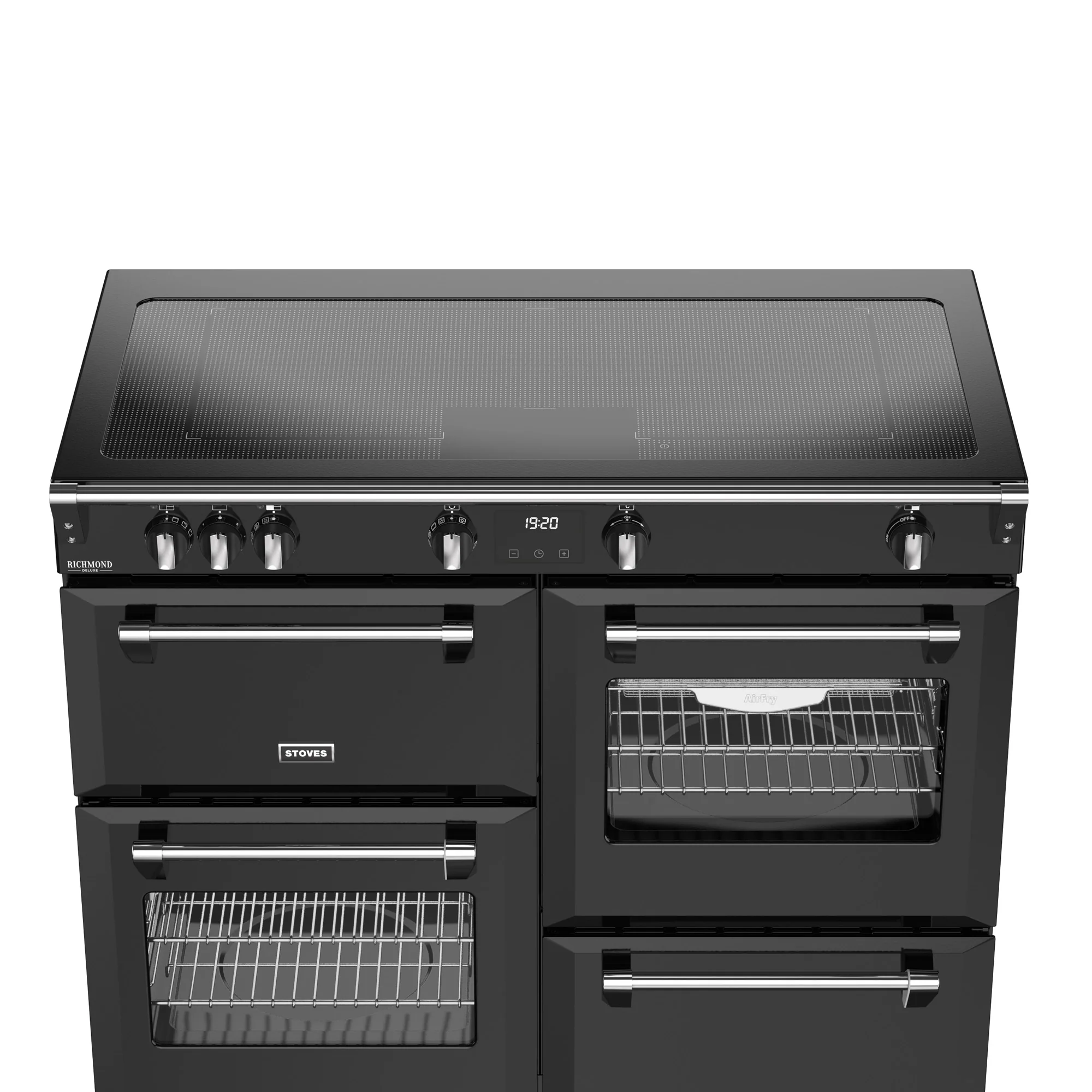 Stoves RCA Richmond Deluxe 110Ei 110cm Zoneless Induction Range Cooker 444411880 Black - Image 6