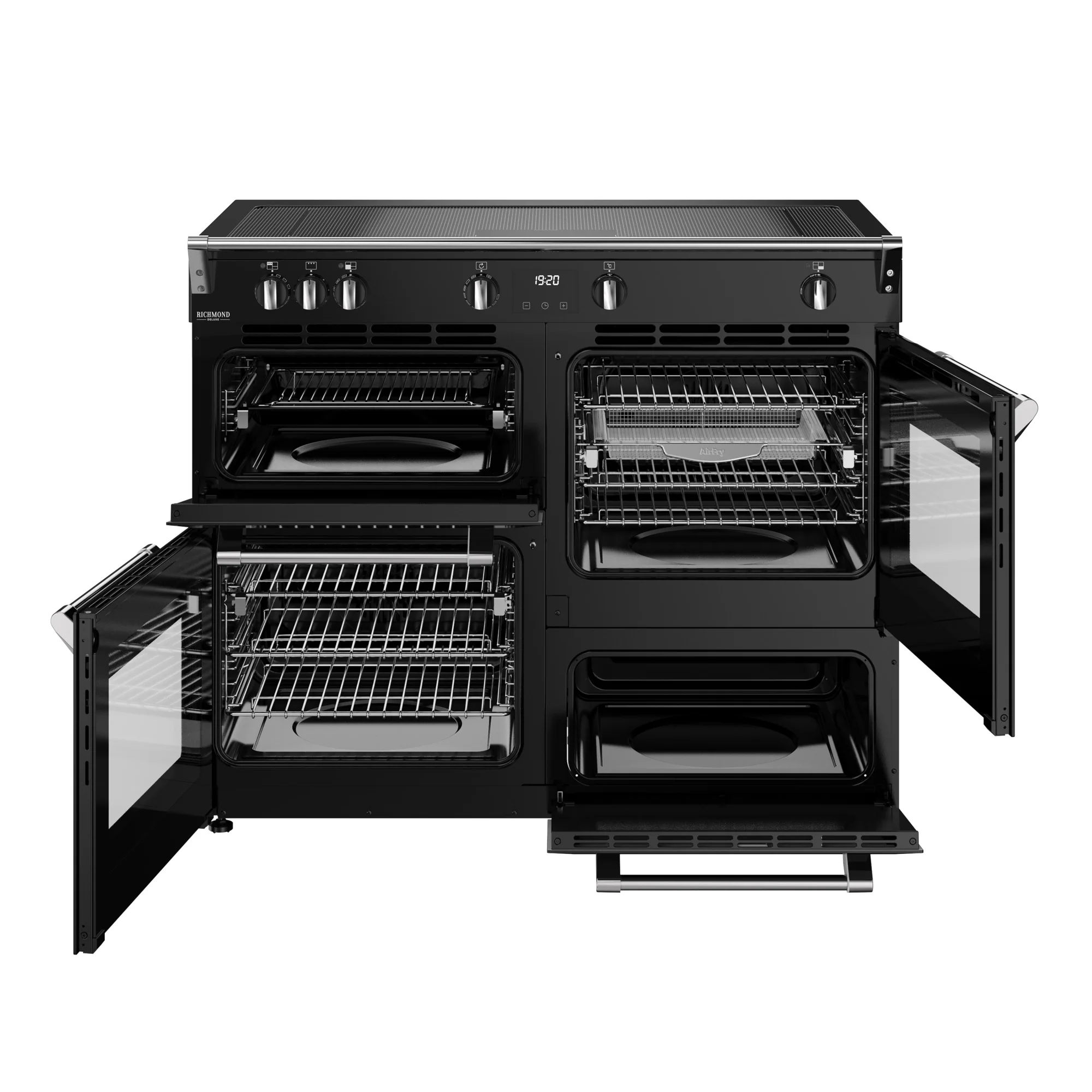 Stoves RCA Richmond Deluxe 110Ei 110cm Zoneless Induction Range Cooker 444411880 Black - Image 8