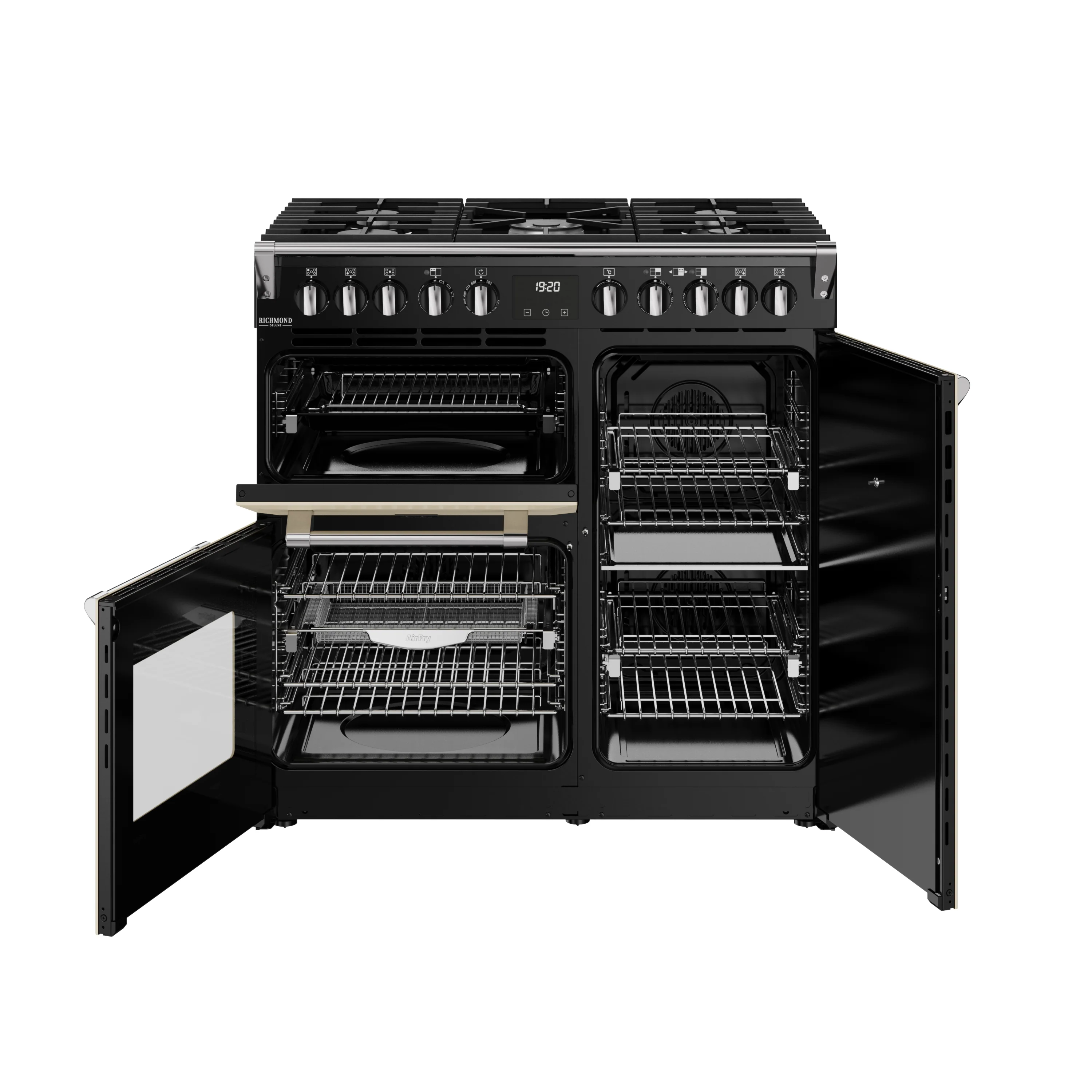 Stoves RCA Richmond Deluxe 90DF 90cm Dual Fuel Range Cooker 444411868 Cream - Image 10