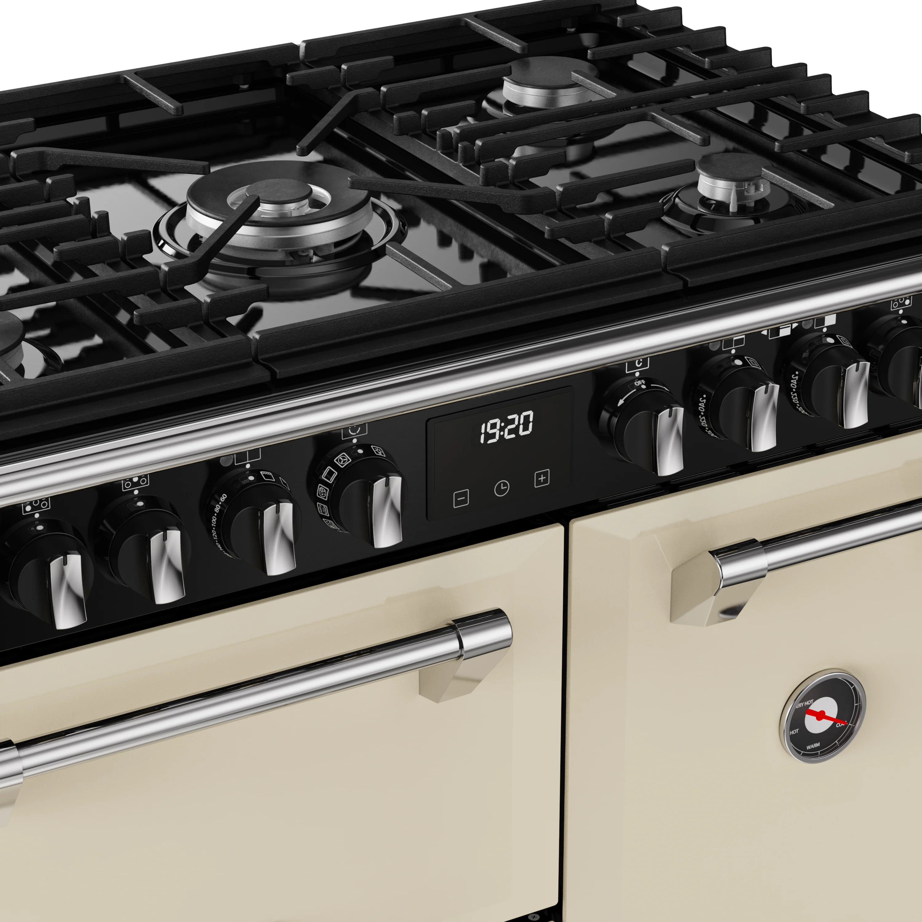 Stoves RCA Richmond Deluxe 90DF 90cm Dual Fuel Range Cooker 444411868 Cream - Image 6