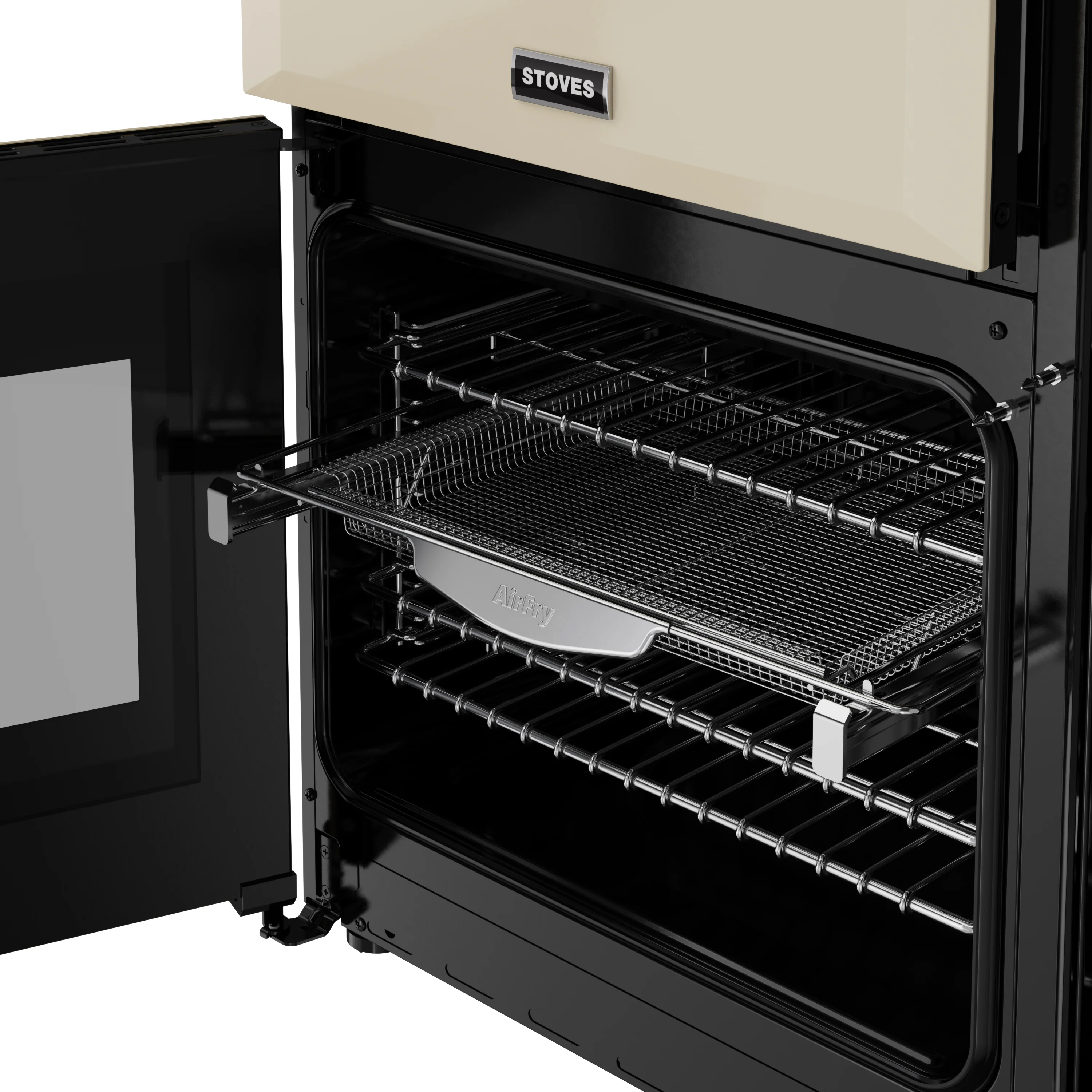 Stoves RCA Richmond Deluxe 90DF 90cm Dual Fuel Range Cooker 444411868 Cream - Image 9