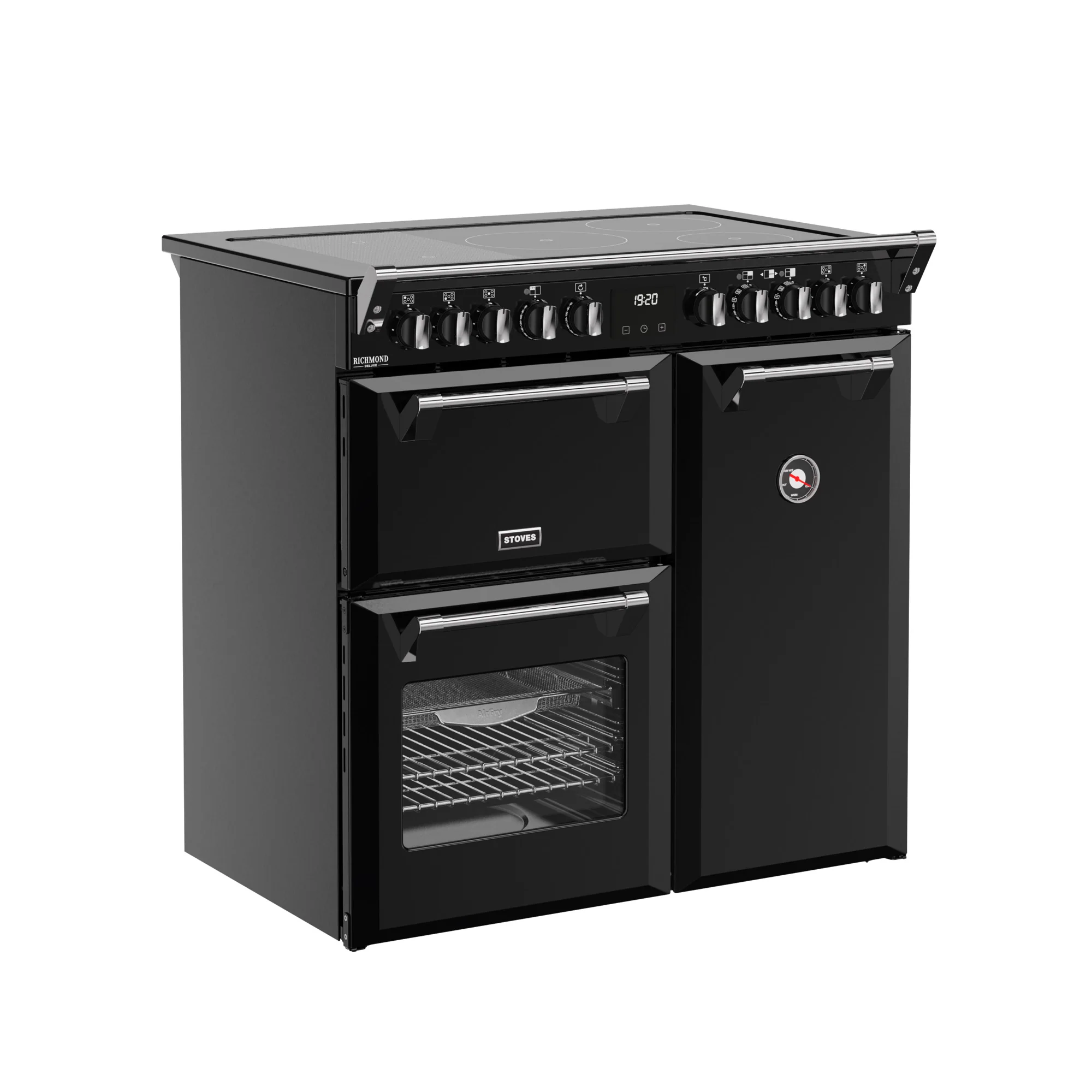 Stoves RCA Richmond Deluxe 90Ei 90cm Induction Range Cooker 444411869 Black - Image 2