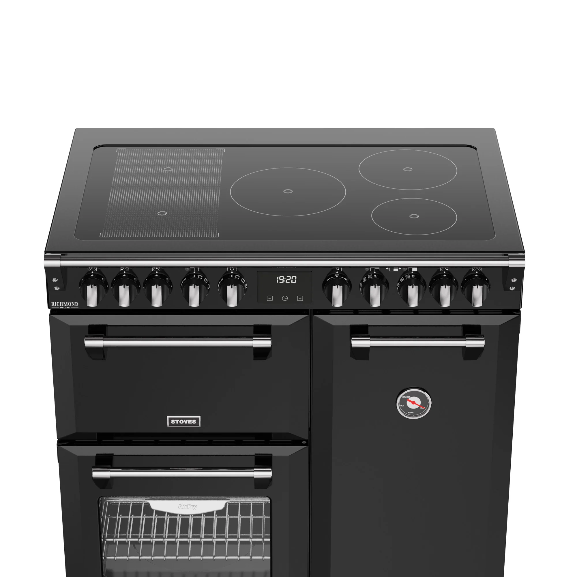 Stoves RCA Richmond Deluxe 90Ei 90cm Induction Range Cooker 444411869 Black - Image 5