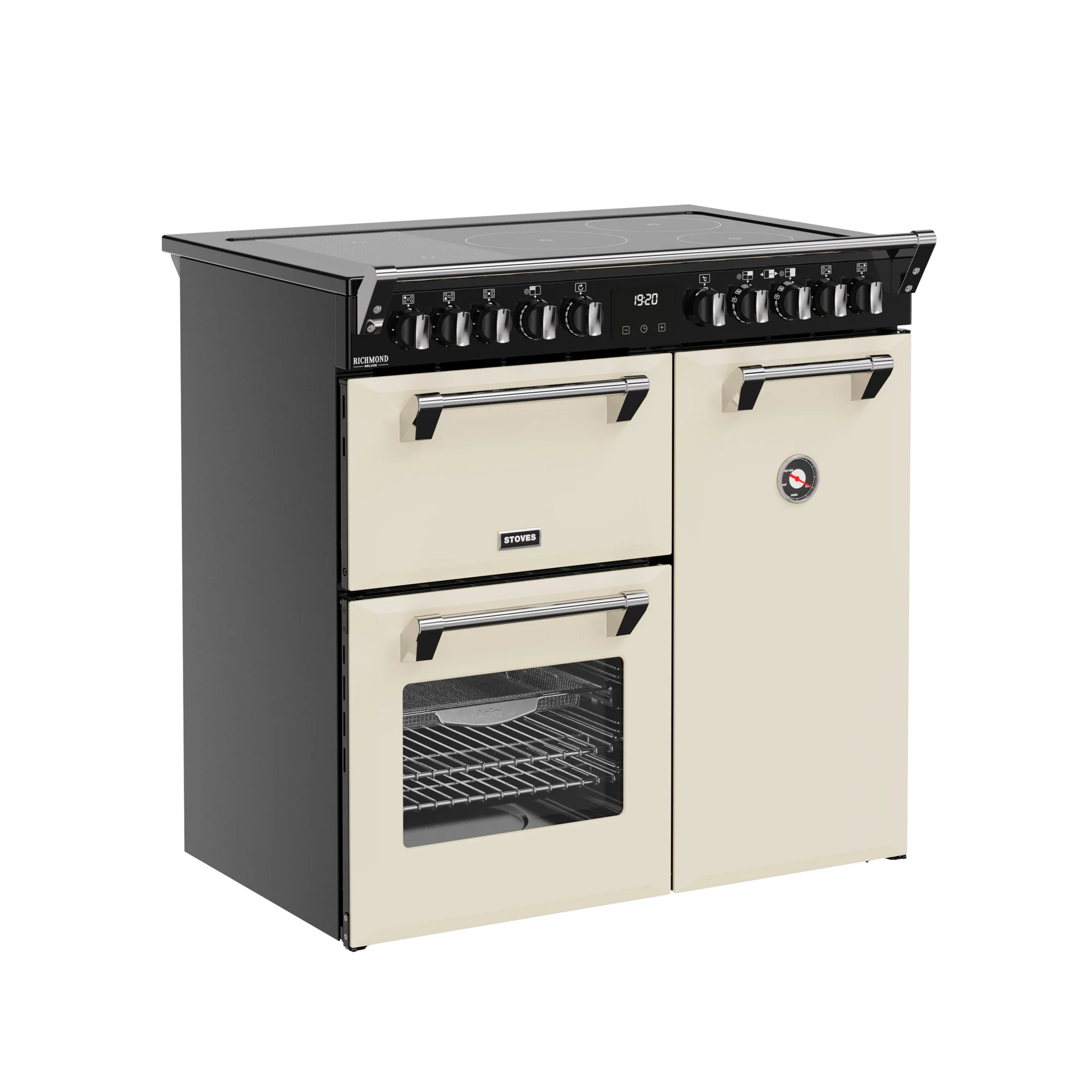 Stoves RCA Richmond Deluxe 90Ei 90cm Induction Range Cooker 444411870 Cream - Image 2